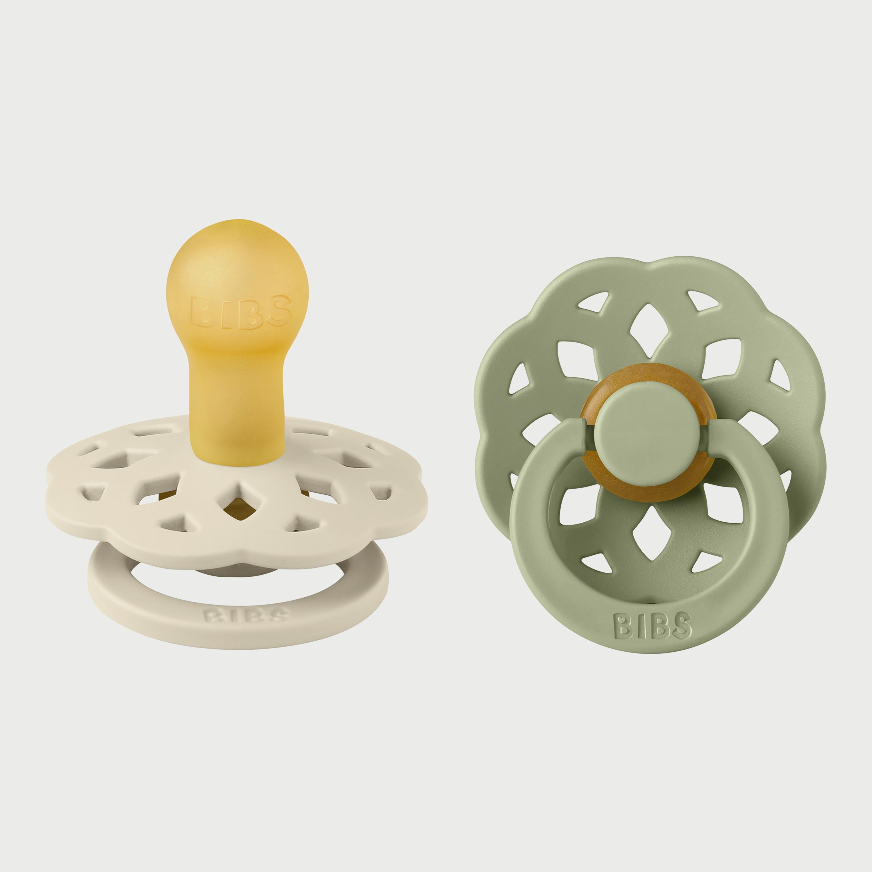 عبوة من قطعتين من بوهيم لاتيكس S1 من بيبس-baby-feeding-pacifiers-image-1