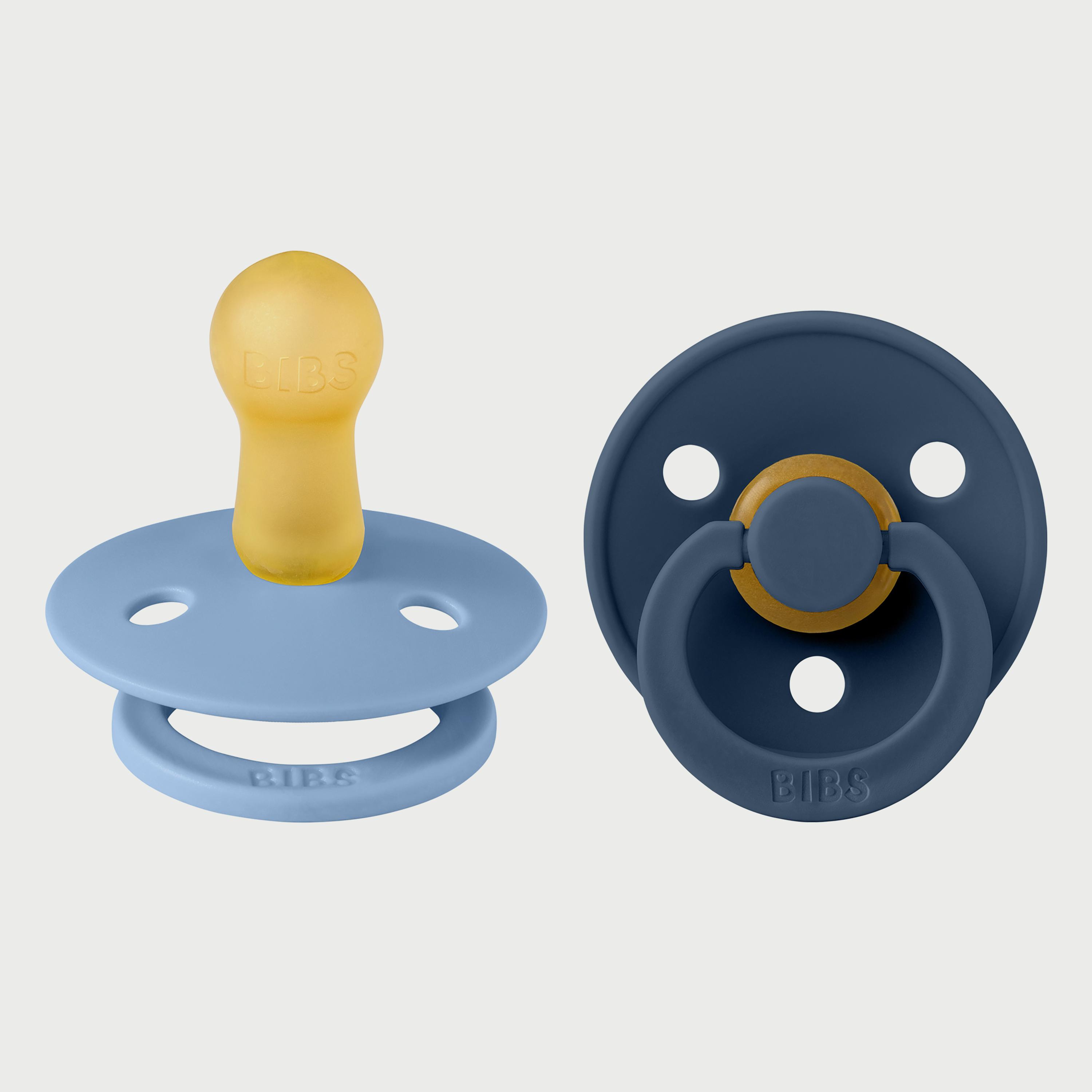 BIBS Pack of 2 Colour Latex S2-baby-feeding-pacifiers-image-1