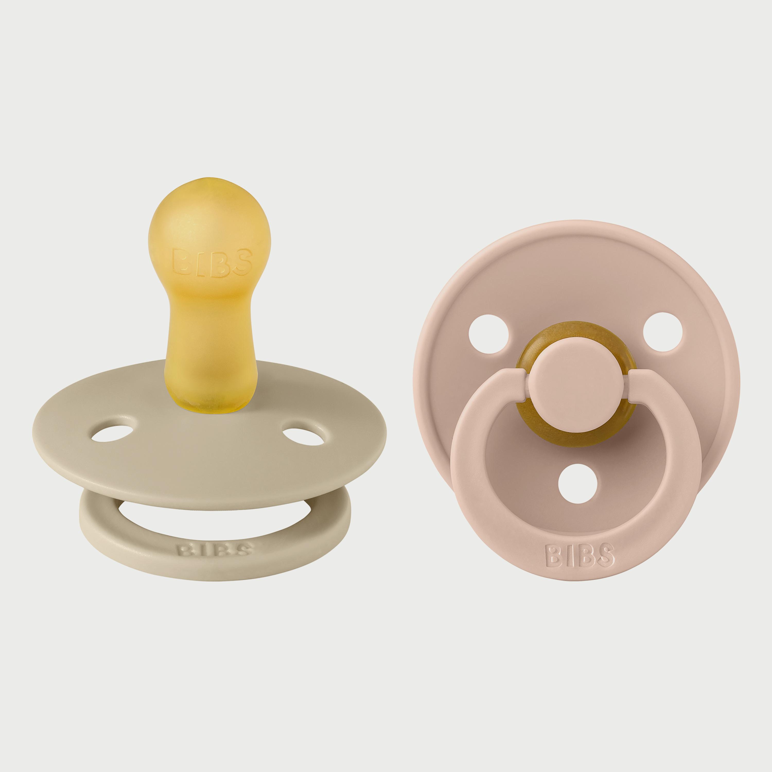 BIBS Pack of 2 Colour Latex S2-baby-feeding-pacifiers-image-1
