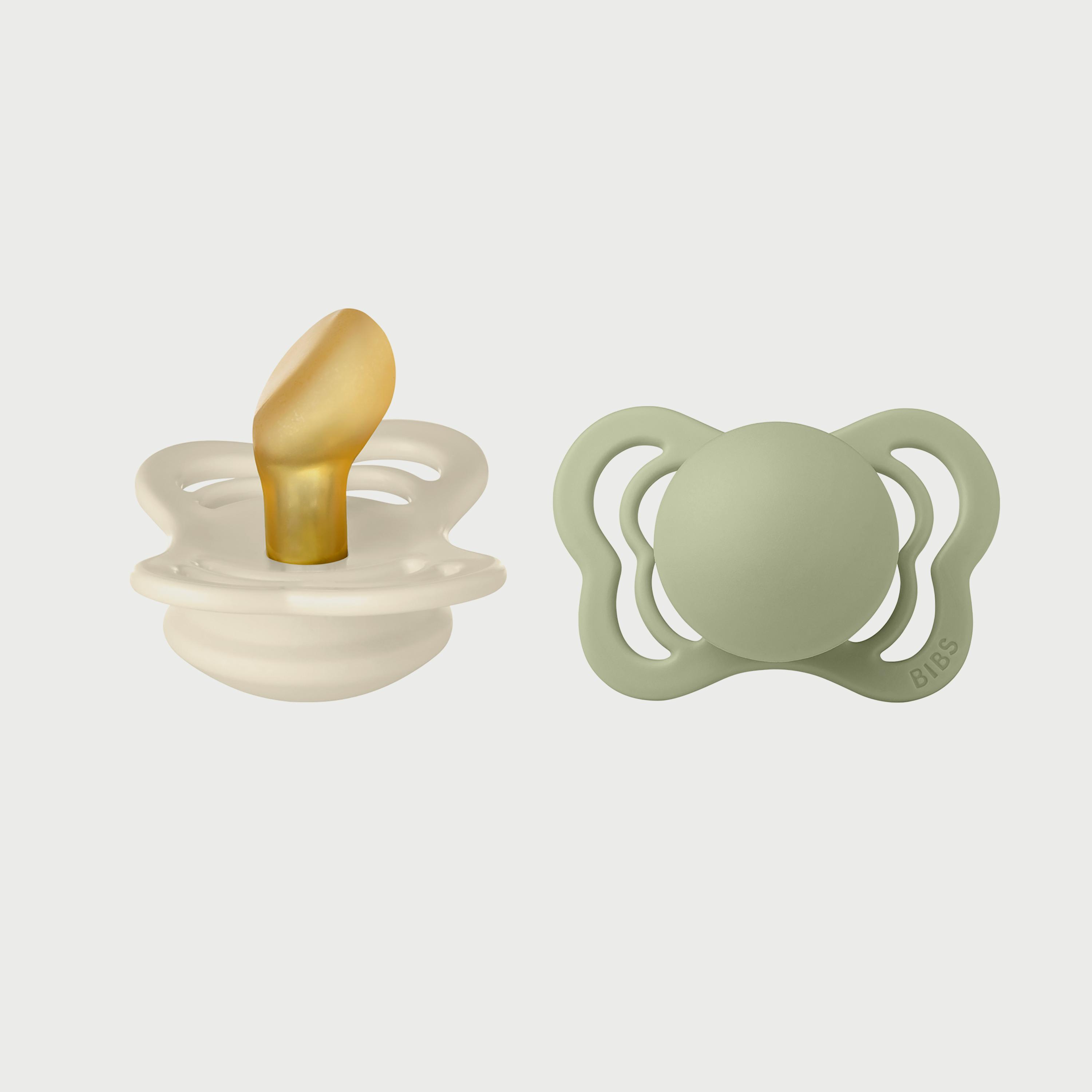 BIBS Pack of 2 Couture Latex S1-baby-feeding-pacifiers-image-1