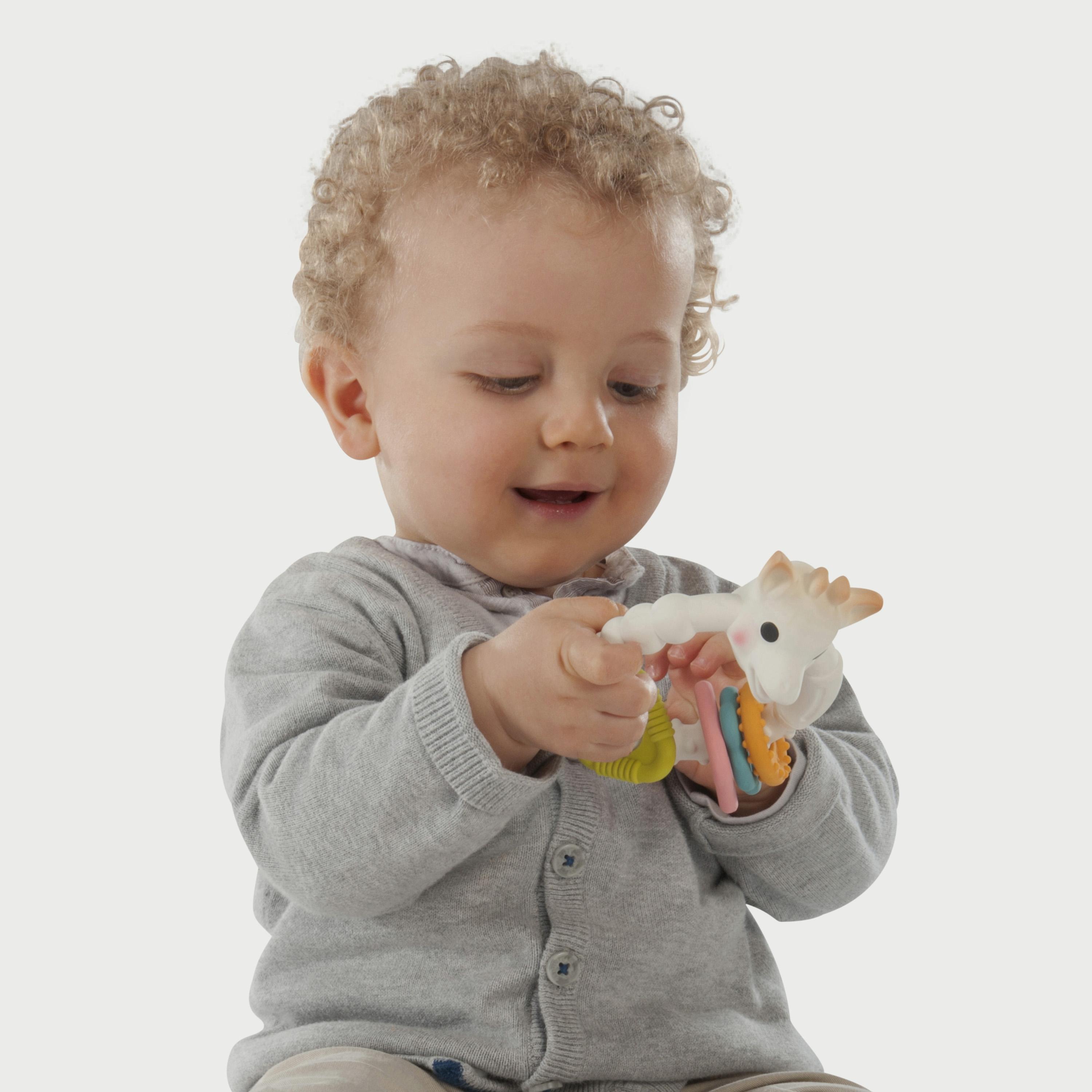 Sophie La Girafe So'Pure Teething Colo'Rings-baby-feeding-teethers-image-2