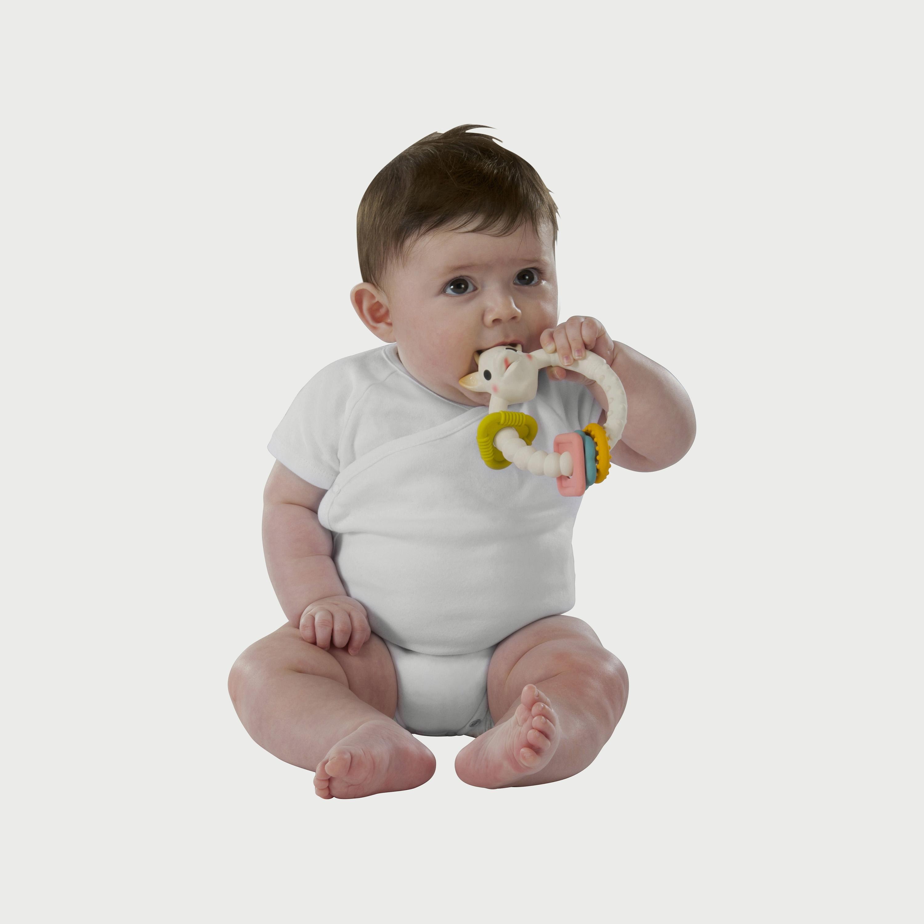 Sophie La Girafe So'Pure Teething Colo'Rings-baby-feeding-teethers-image-3