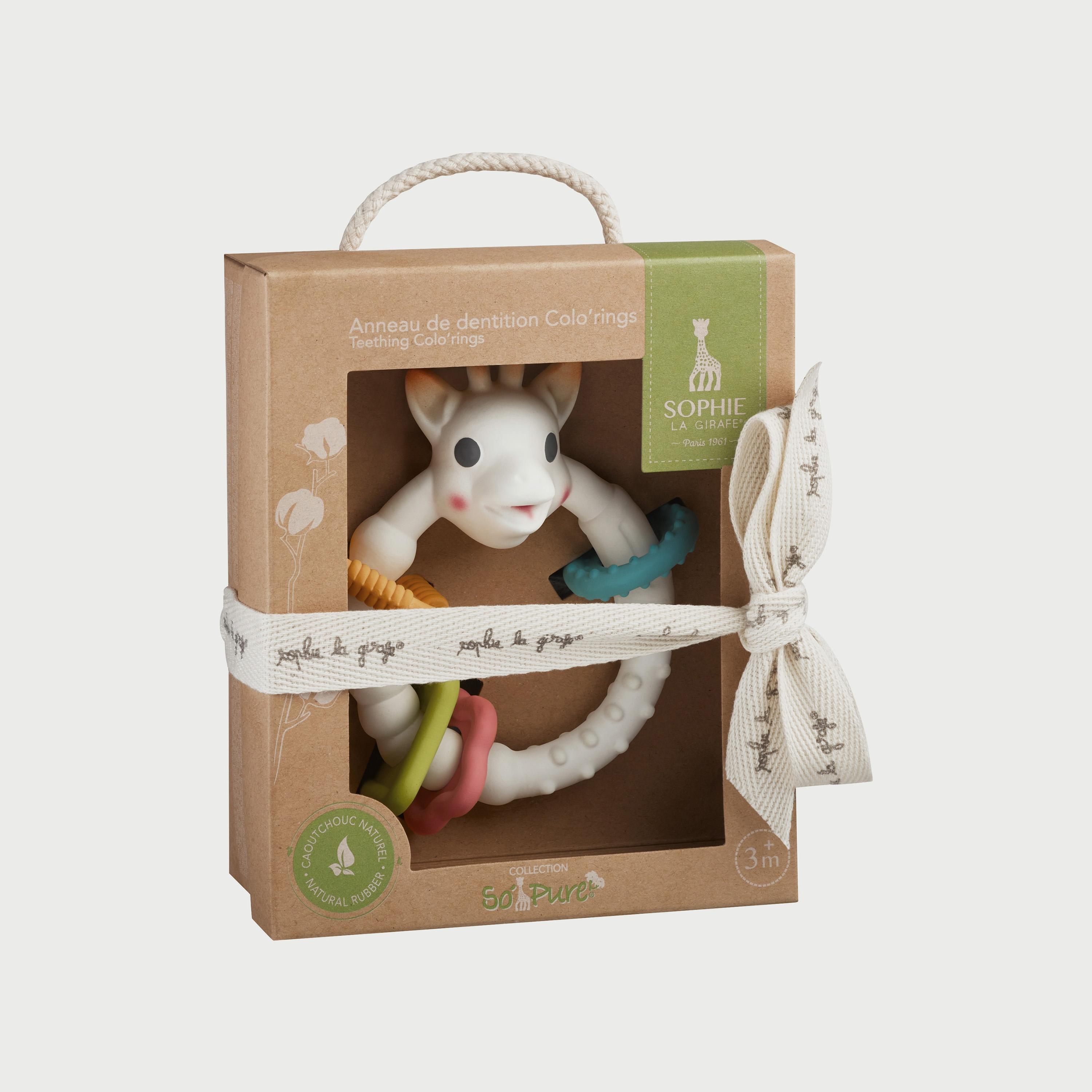 Sophie La Girafe So'Pure Teething Colo'Rings-baby-feeding-teethers-image-4