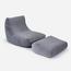 Lanny Curvy Velvet Bean Bag Chair with Footrest -InfluencerCodes_Ramadan26_All_20012026-image-8