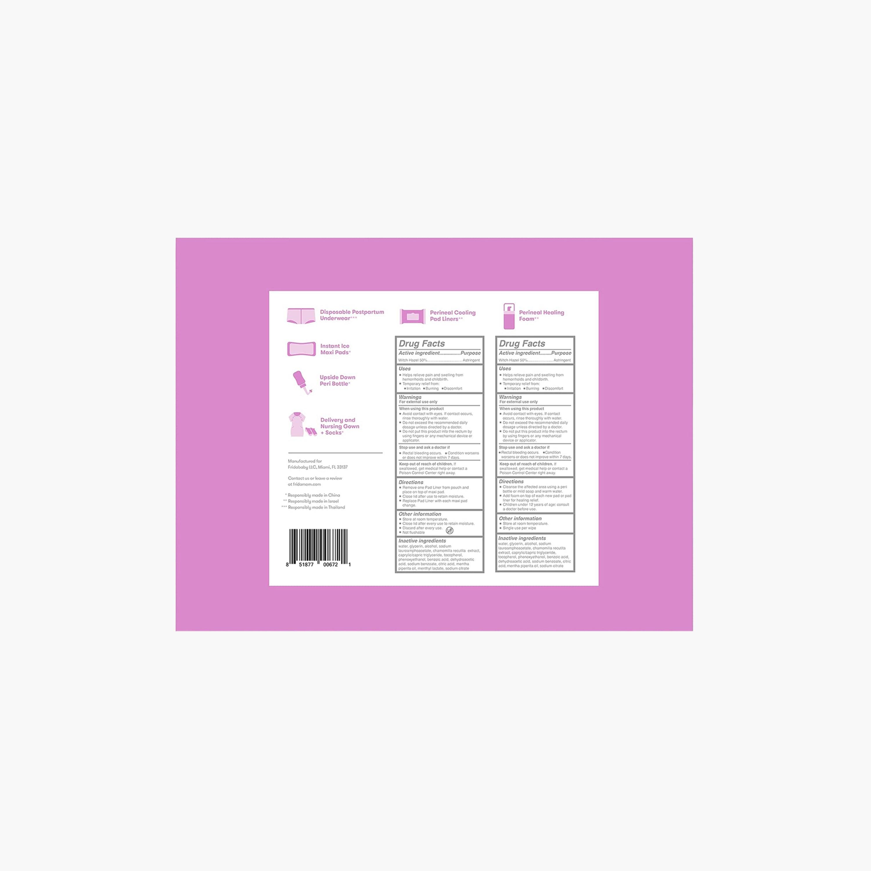 Frida Mom Labor and Delivery Postpartum Recovery Hospital Kit-baby-maternalcare-facialcare-image-5