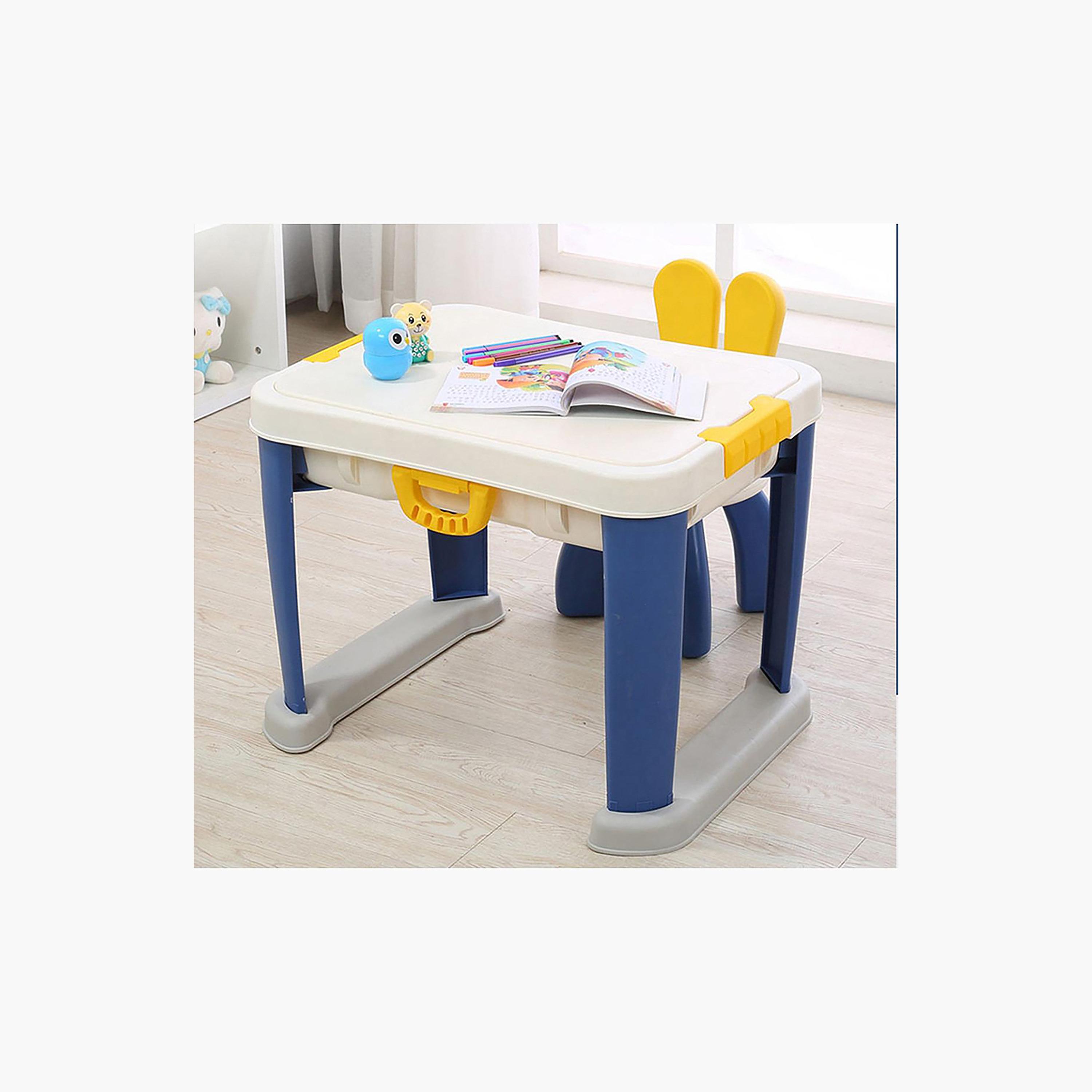 Hoda Way 3-in-1 Building Blocks Table with Storage - 145 Pieces-toys-buildingblocks-blocks-image-1