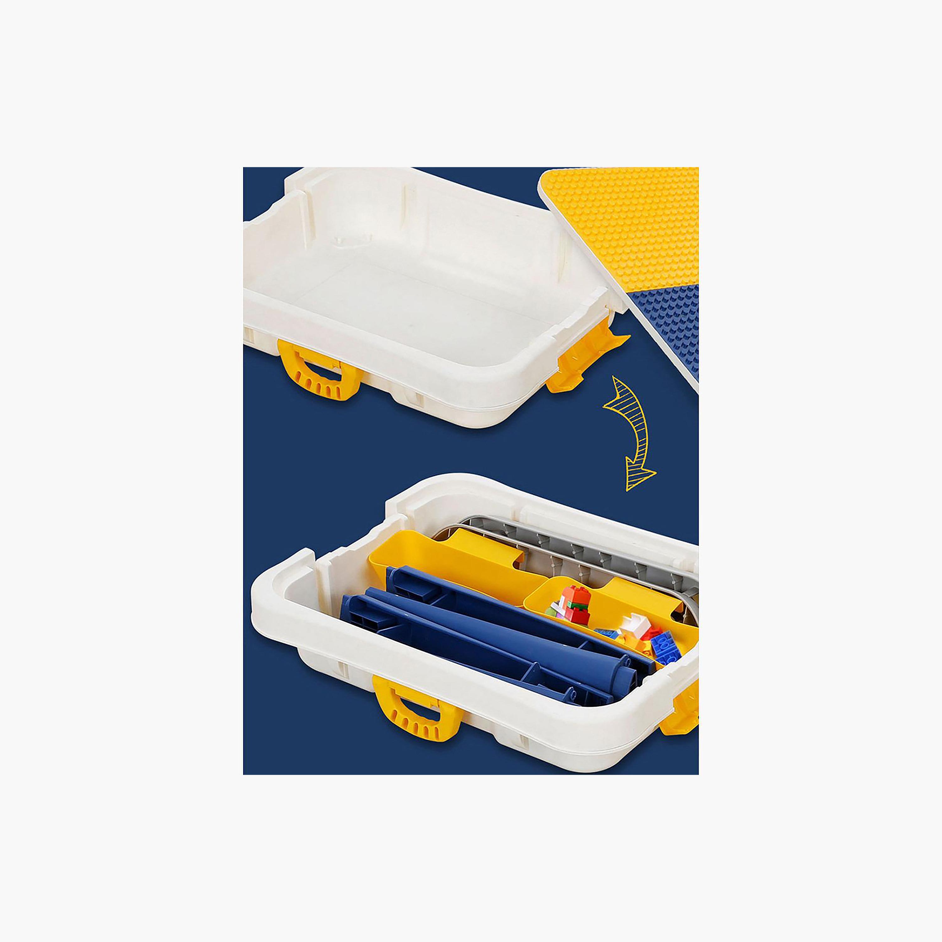 Hoda Way 3-in-1 Building Blocks Table with Storage - 145 Pieces-toys-buildingblocks-blocks-image-3