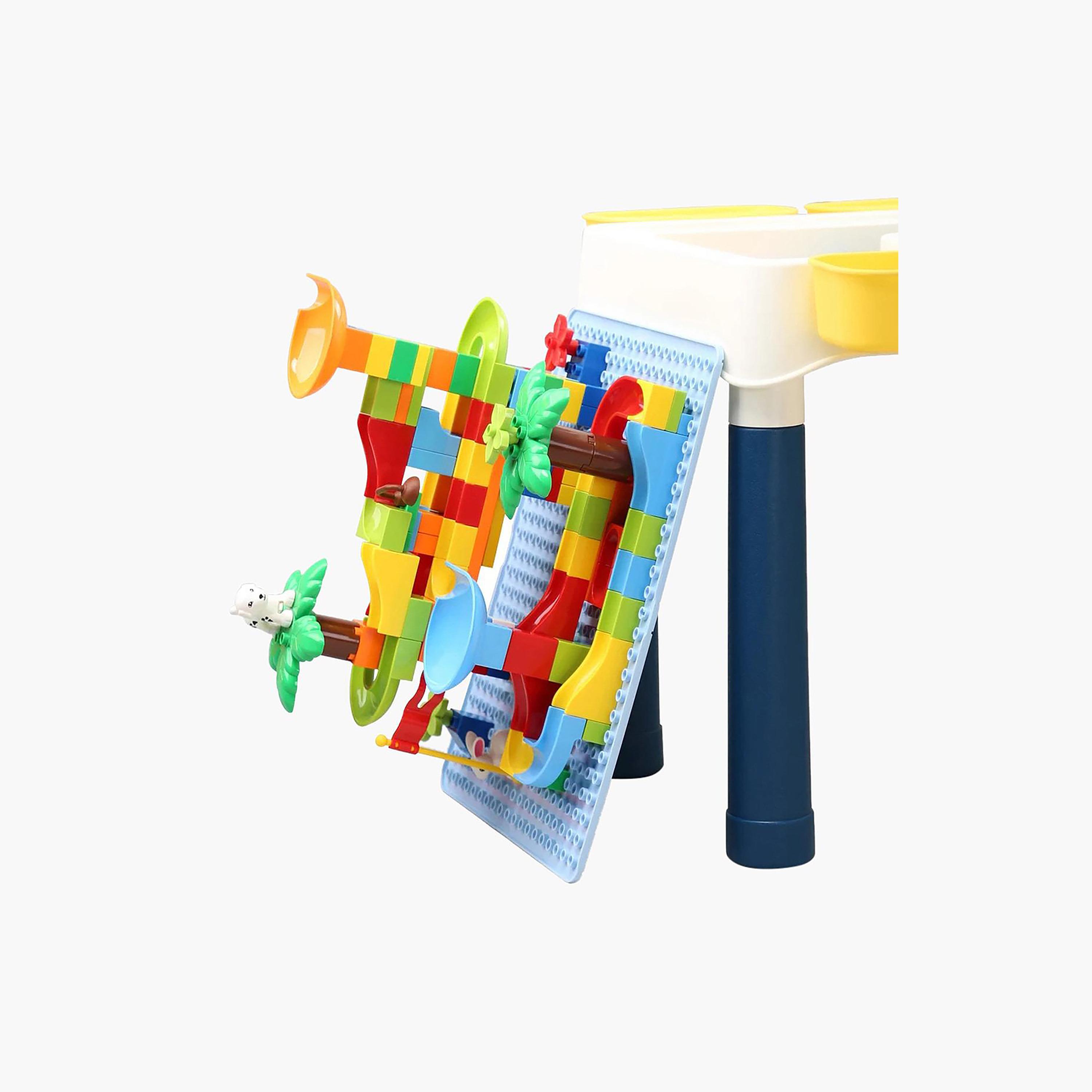 Hoda Way 3-in-1 Building Blocks Table with Storage - 145 Pieces-toys-buildingblocks-blocks-image-4
