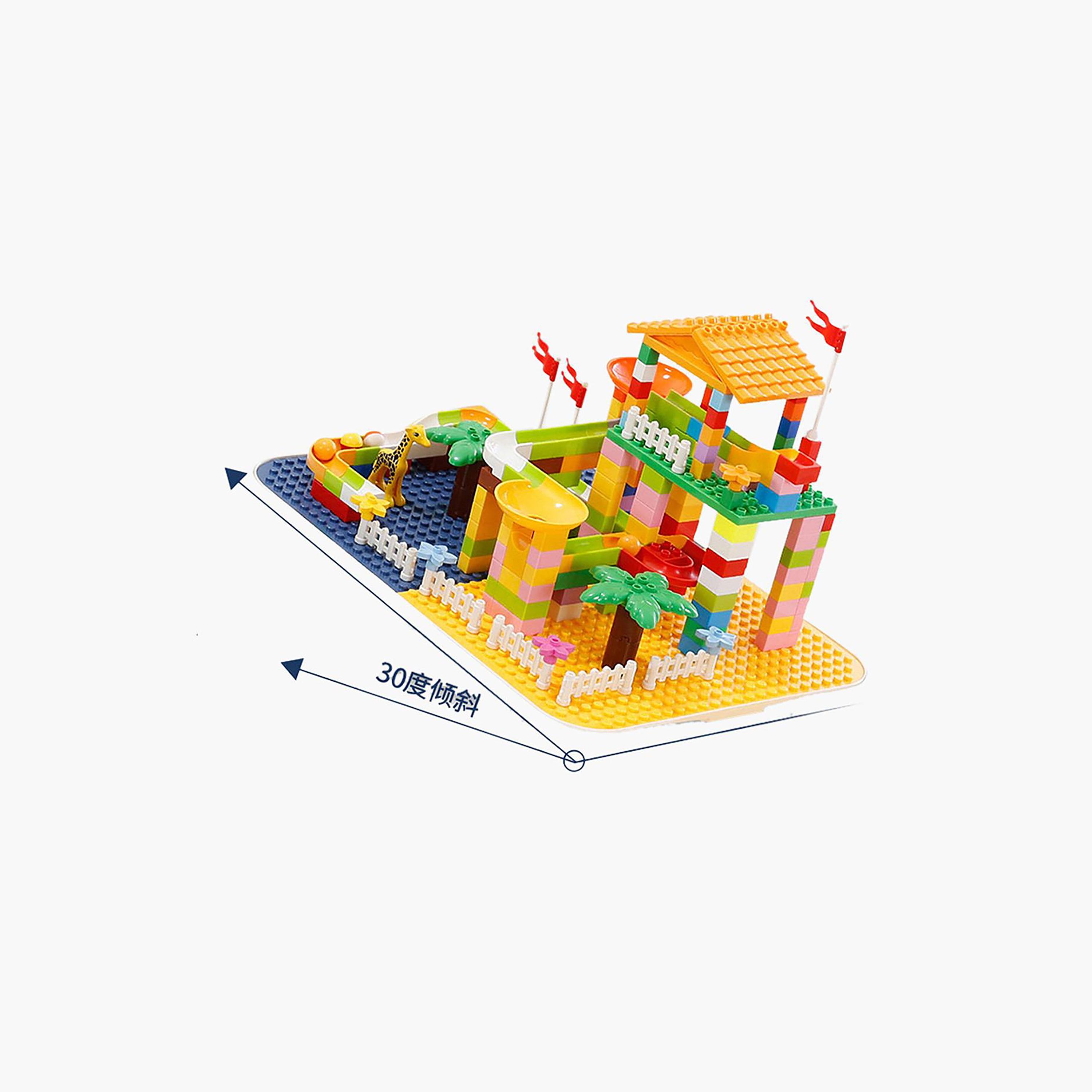 Hoda Way 3-in-1 Building Blocks Table with Storage - 145 Pieces-toys-buildingblocks-blocks-image-5