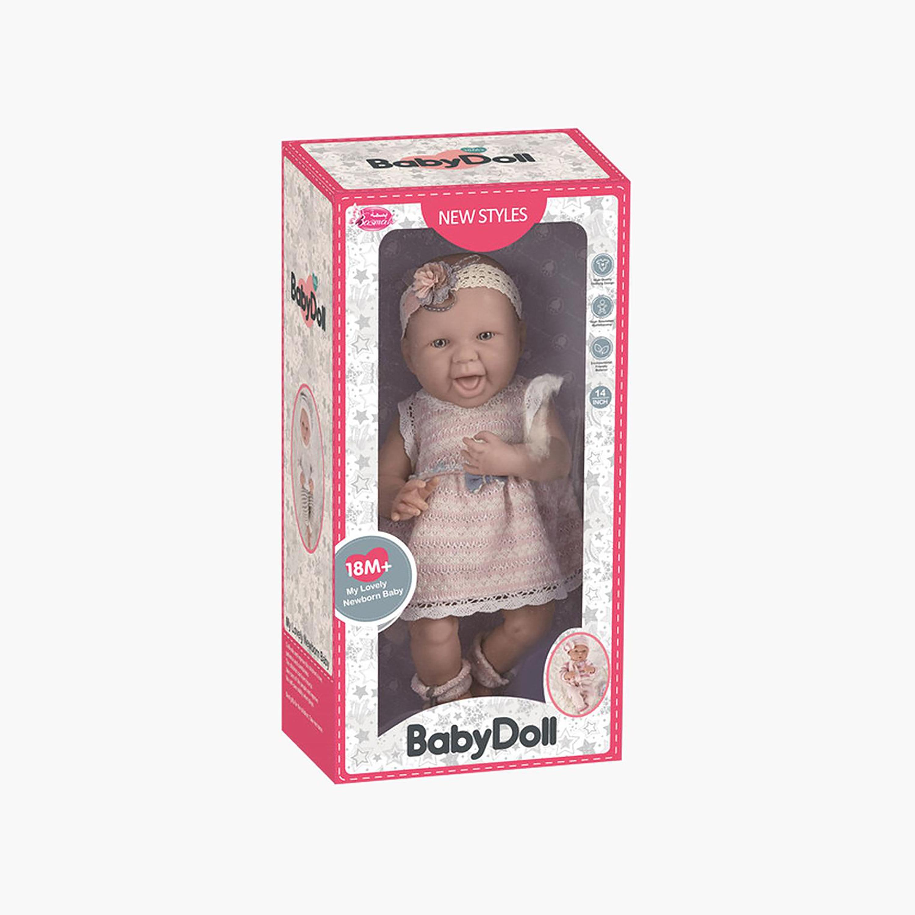 دمية طفلة بصوت من بسمة - 16 بوصة-toys-dollsandplaysets-dolls-image-1
