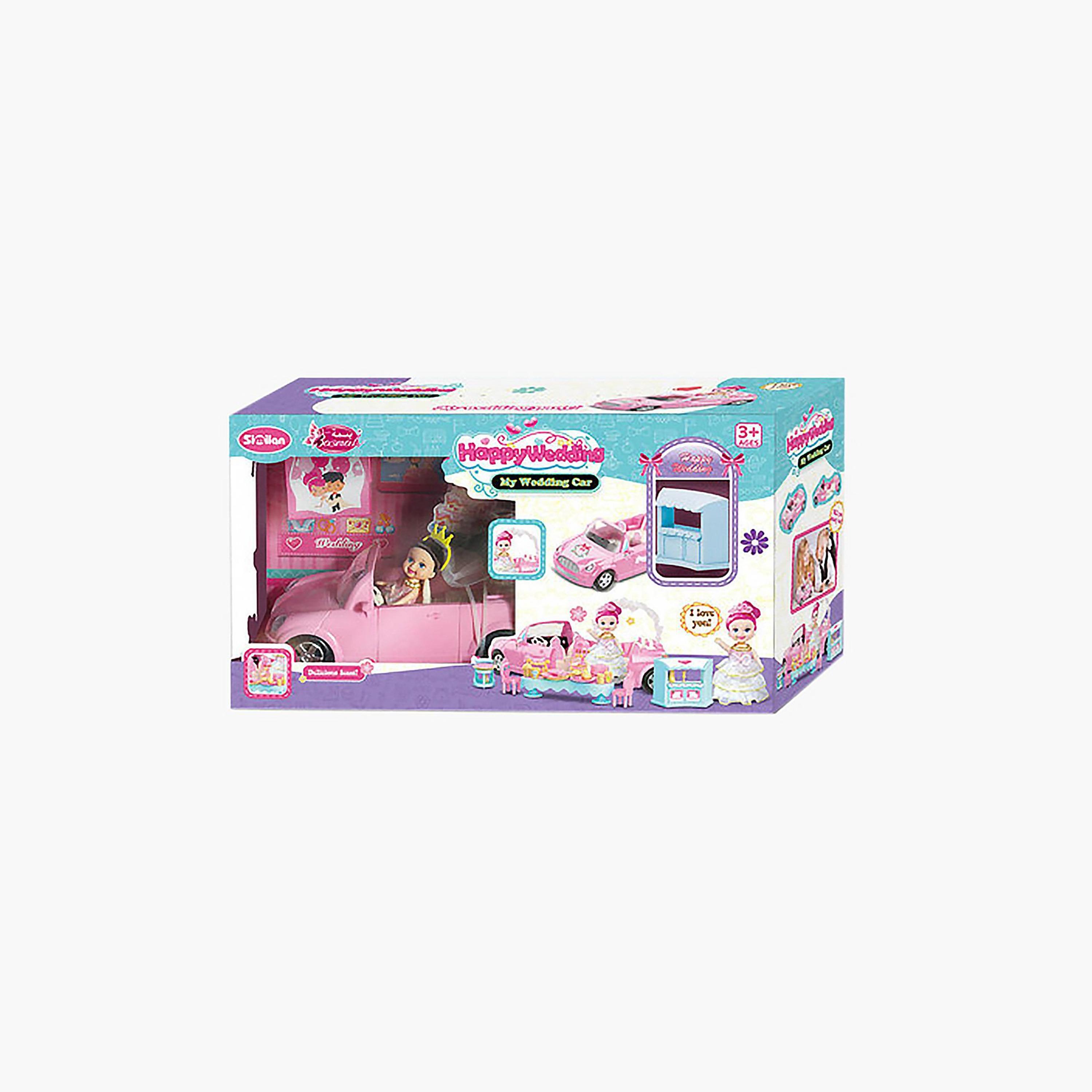 Basmah Happy Wedding My Wedding Car Playset-toys-dollsandplaysets-dollplaysets-image-1