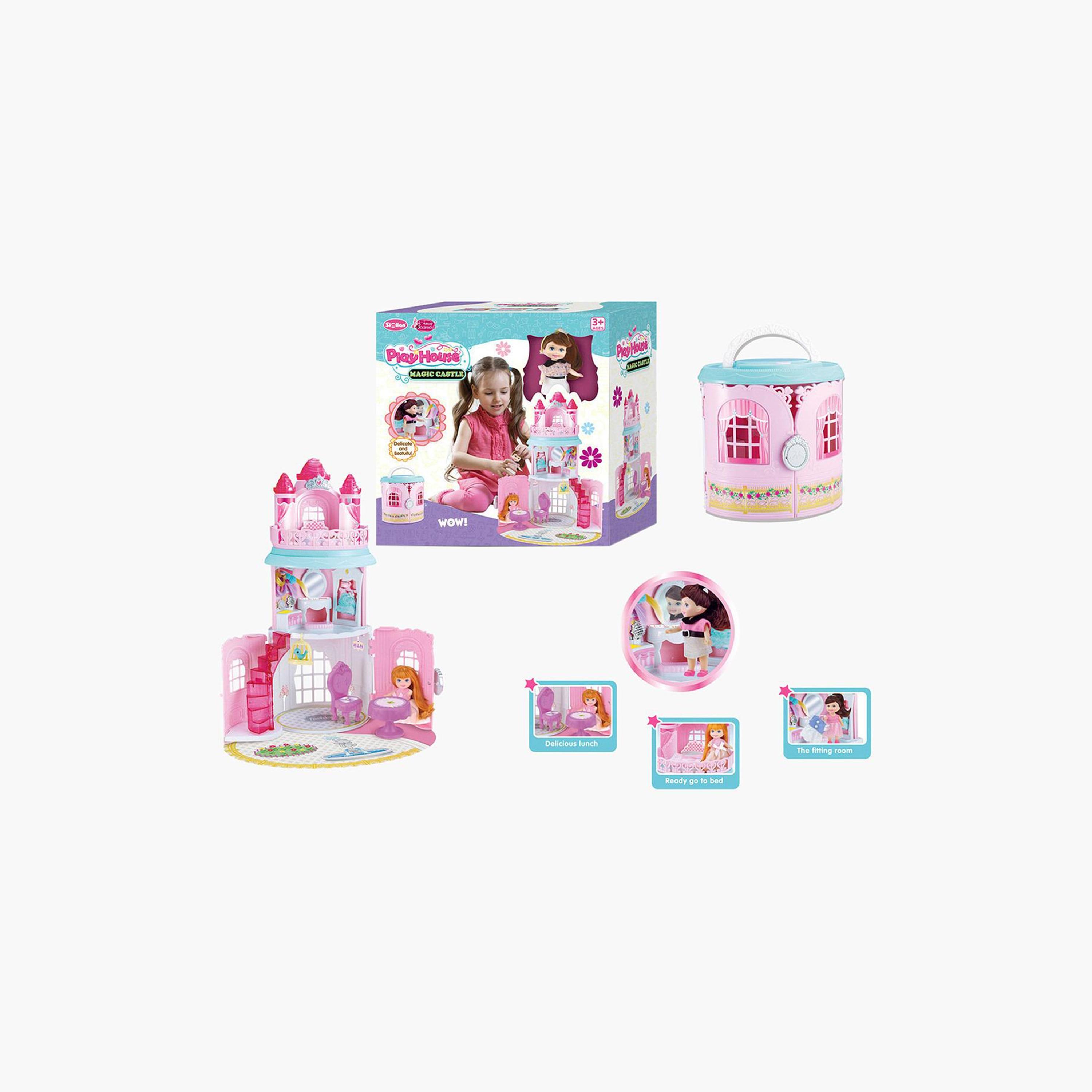 Basmah Playhouse Magic Castle Playset-toys-dollsandplaysets-dollplaysets-image-1