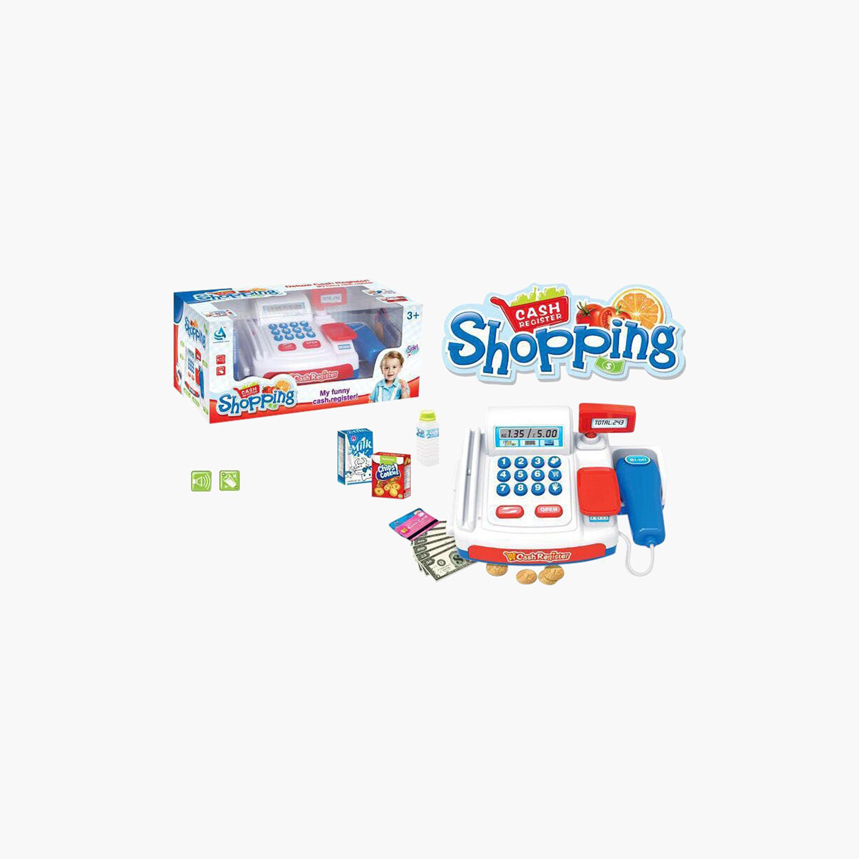 مجموعة ألعاب ماكينة تسجيل الحساب من بسمة-toys-roleplay-supermarketandshoppingsets-image-1