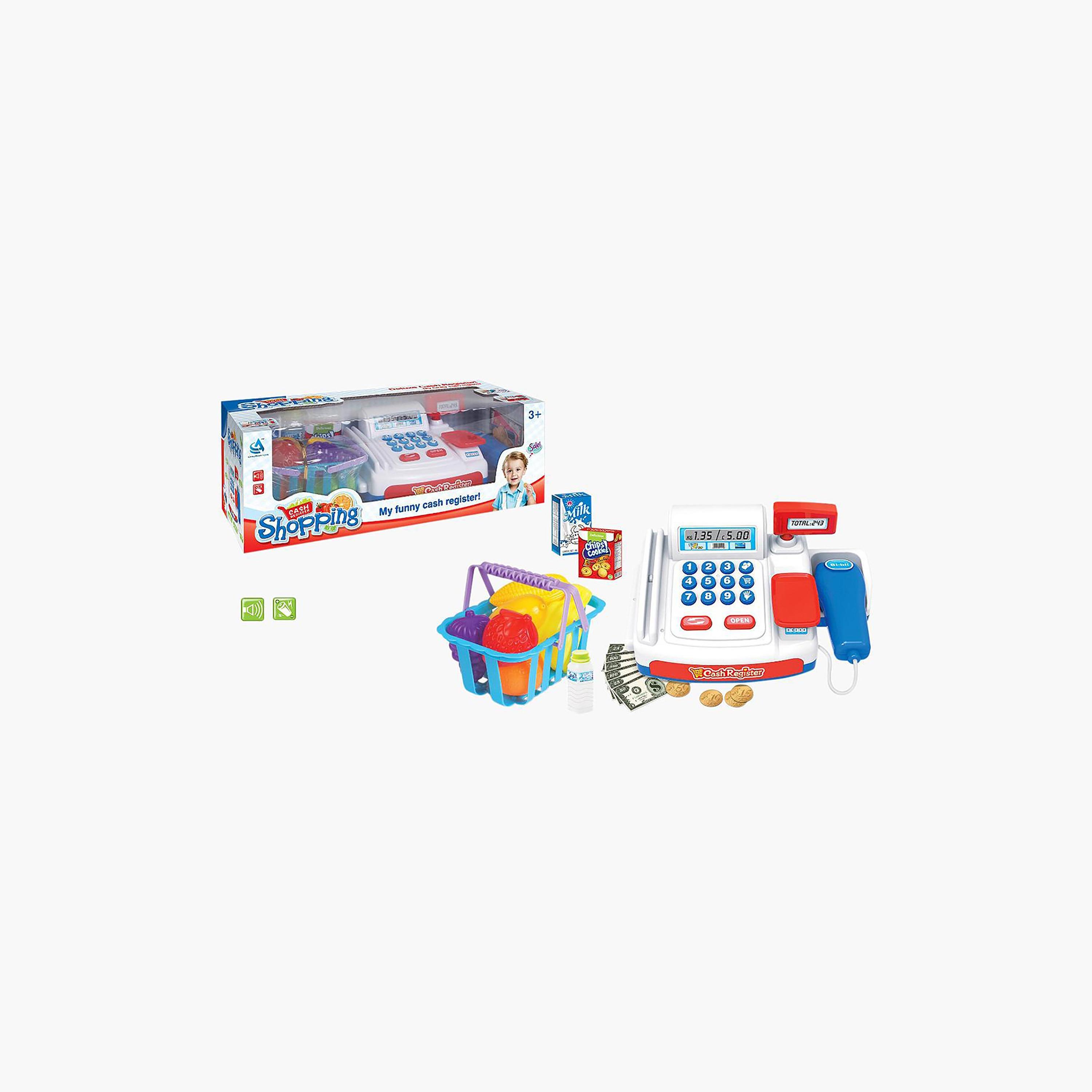 مجموعة ألعاب ماكينة تسجيل الحساب من بسمة-toys-roleplay-supermarketandshoppingsets-image-2