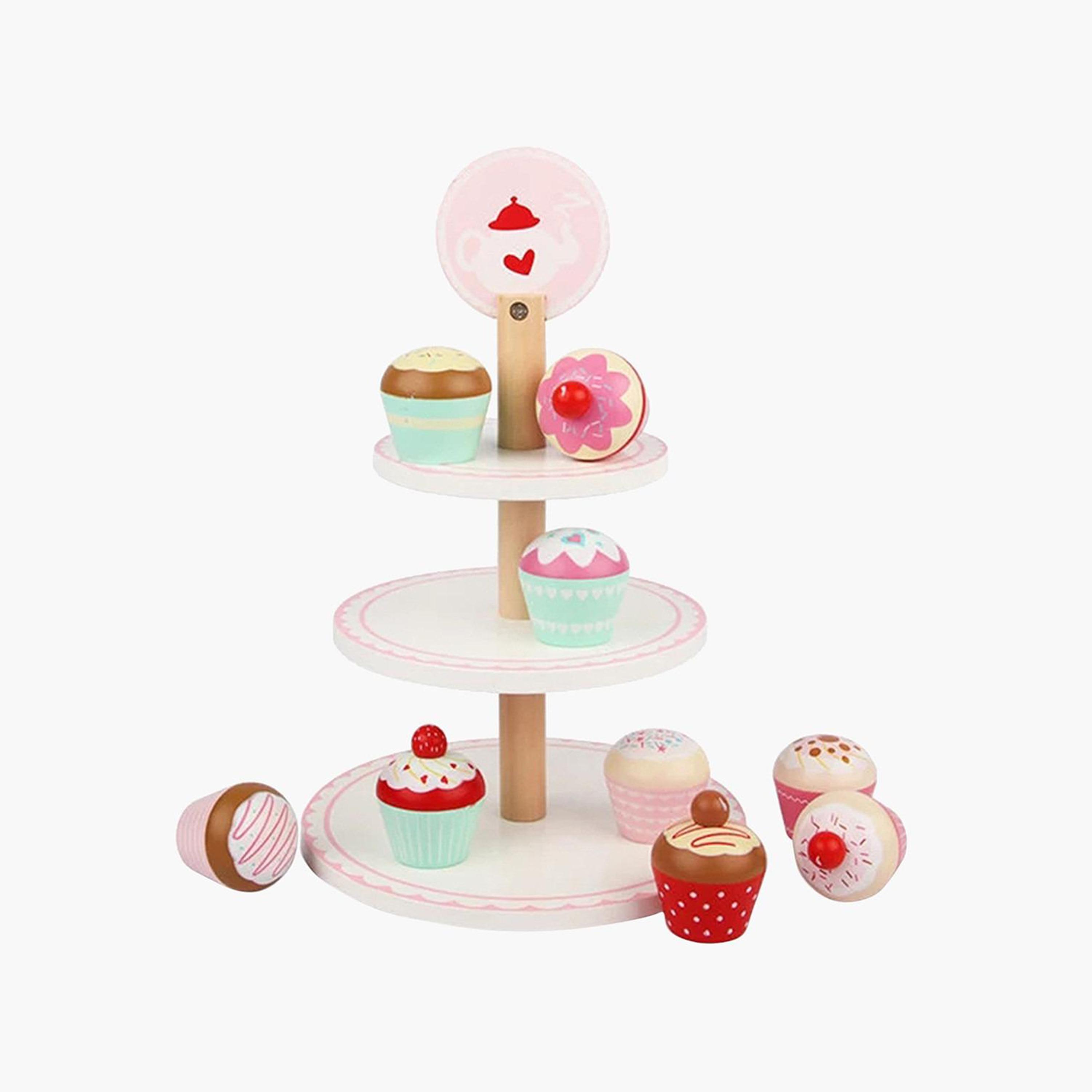 Basmah Wooden Cupcake Stand Playset-toys-roleplay-kitchensets-image-3