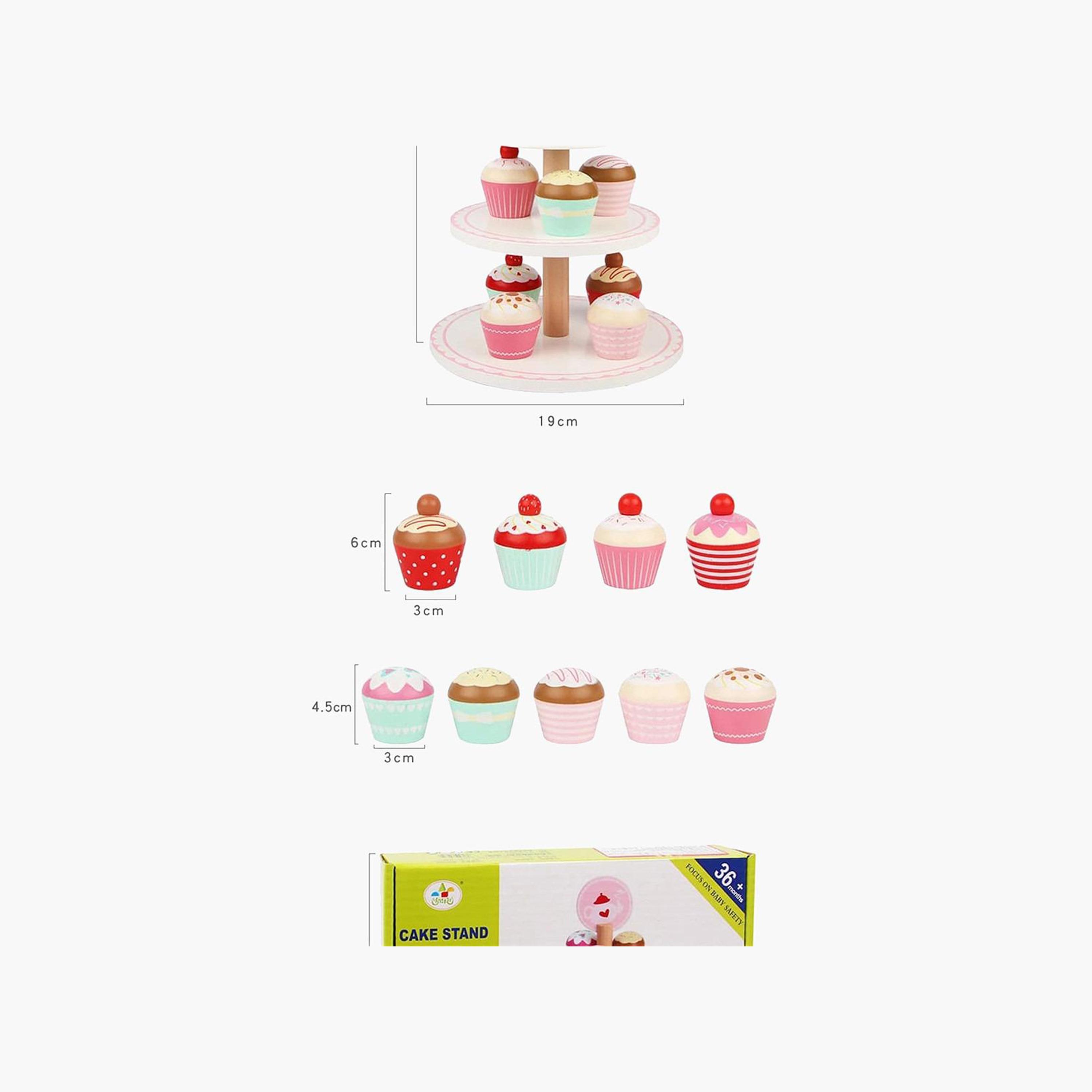 Basmah Wooden Cupcake Stand Playset-toys-roleplay-kitchensets-image-5