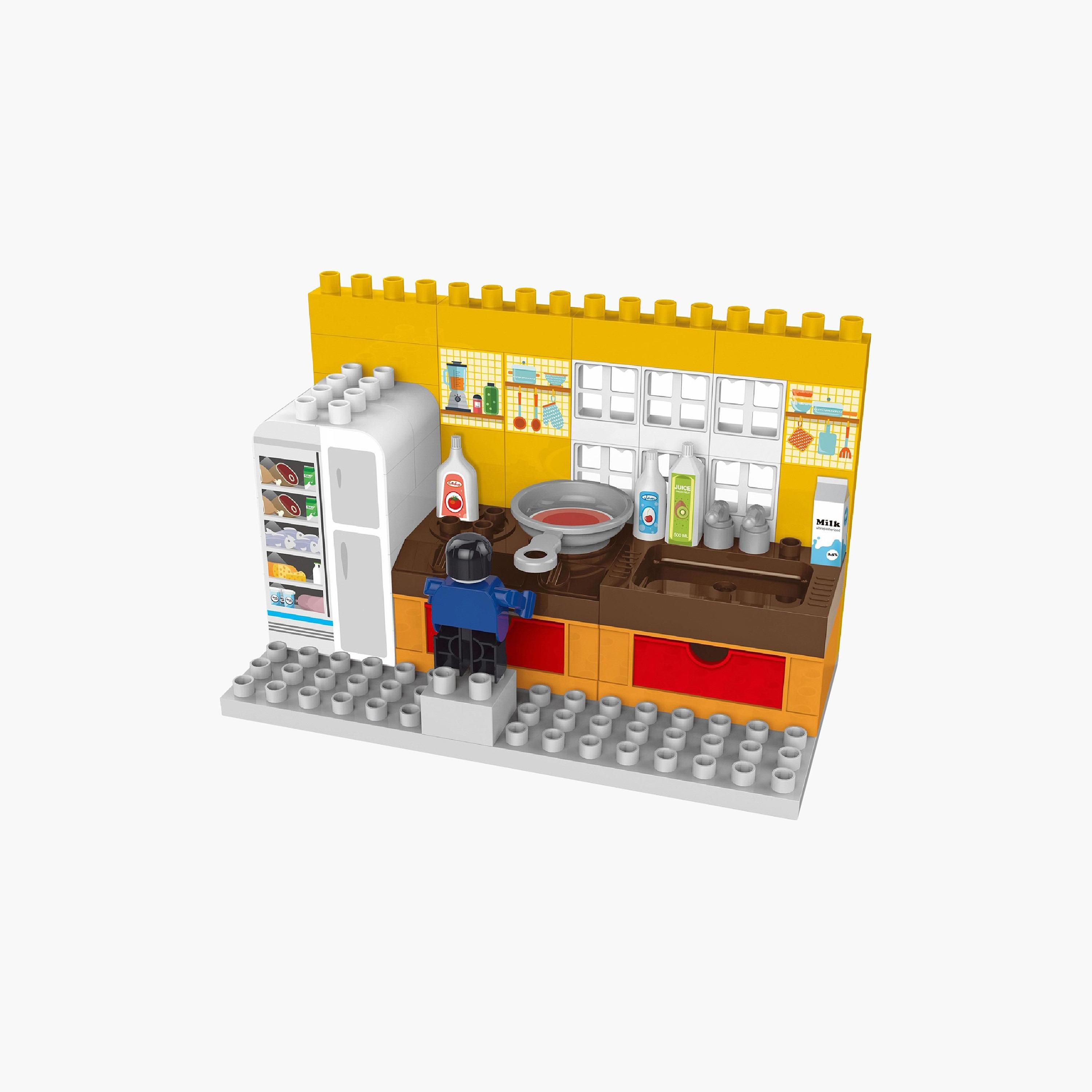 Hoda Way Kitchen Blocks Set - 63 Pieces-toys-buildingblocks-blocks-image-2