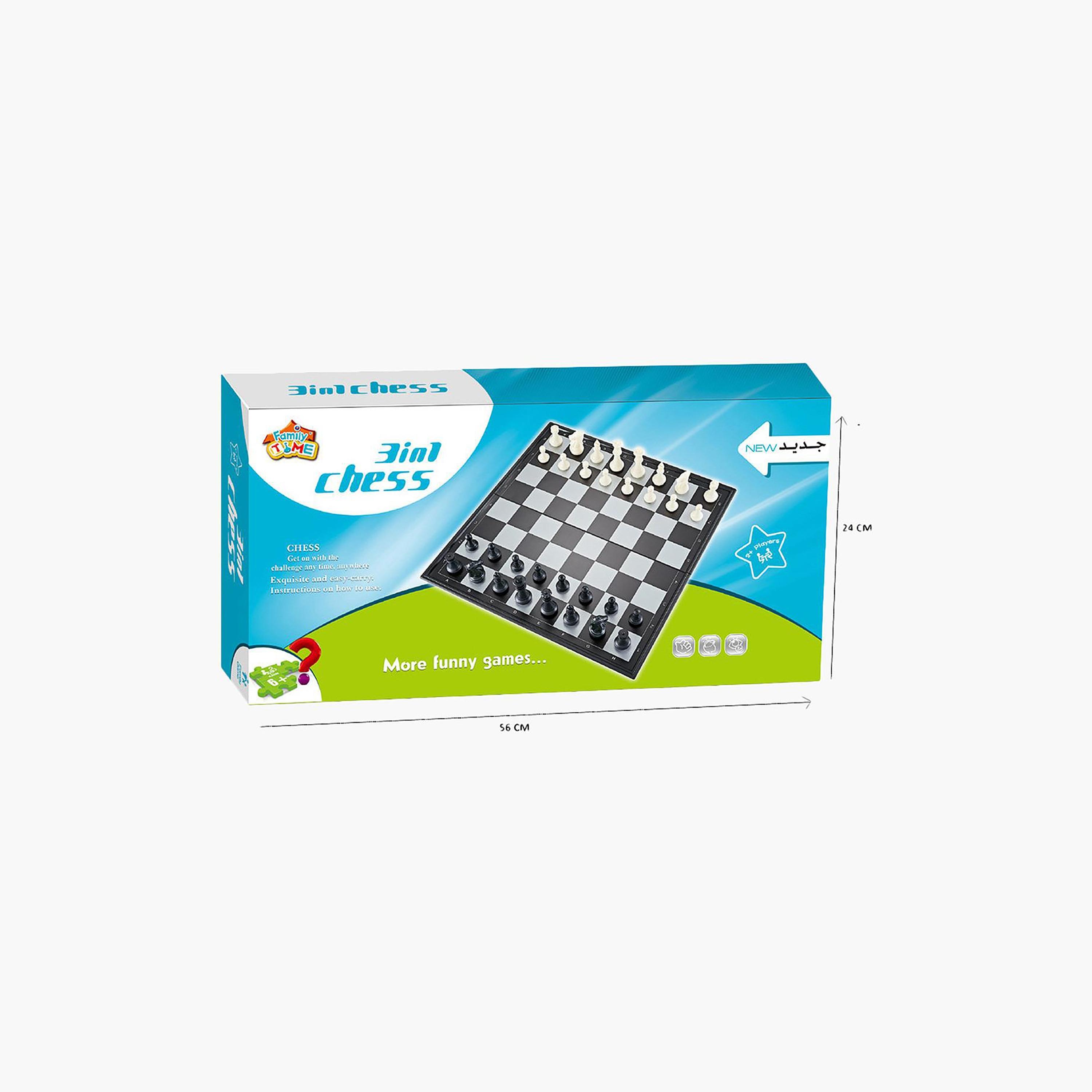 لعبة شطرنج لوحية مغناطيسية 3 في 1 من فاميلي تايم-toys-indoortoys-boardgames-image-2