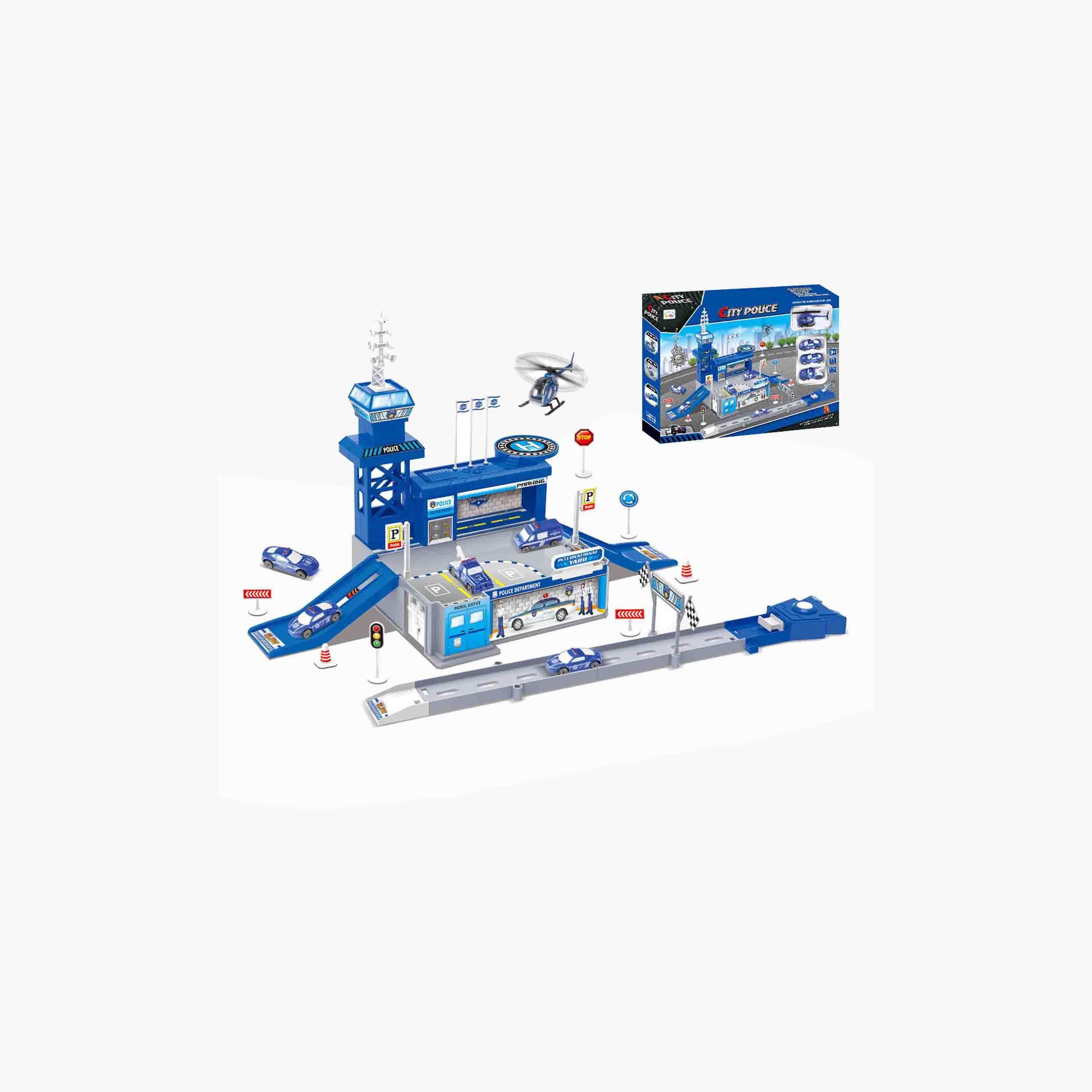 FCZ City Police Parking Lot Playset-toys-playvehicles-cars-image-1