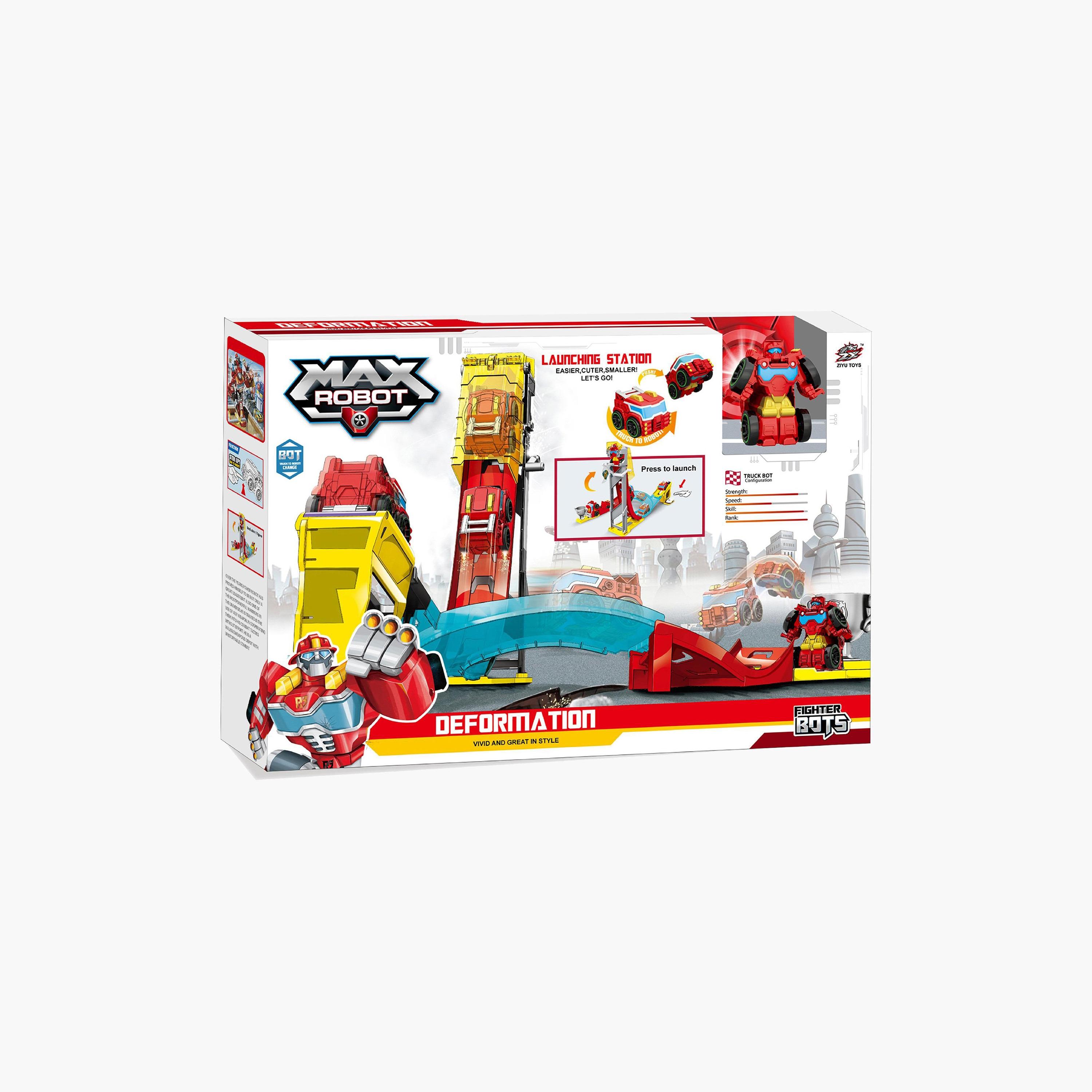 مجموعة روبوت قابل للتحول ومضمار من إف سي زد-toys-playvehicles-vehicleplaysets-image-1
