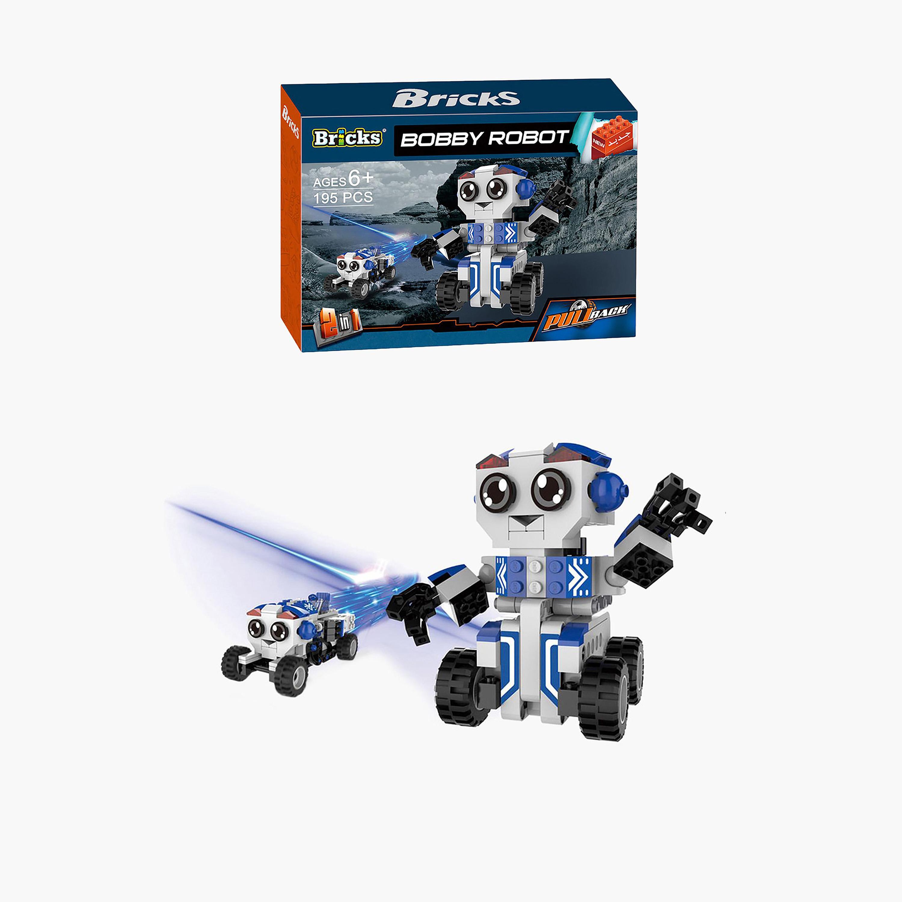 Bricks Bobby Robot Blocks Set - 196 Pieces-toys-buildingblocks-blocks-image-1
