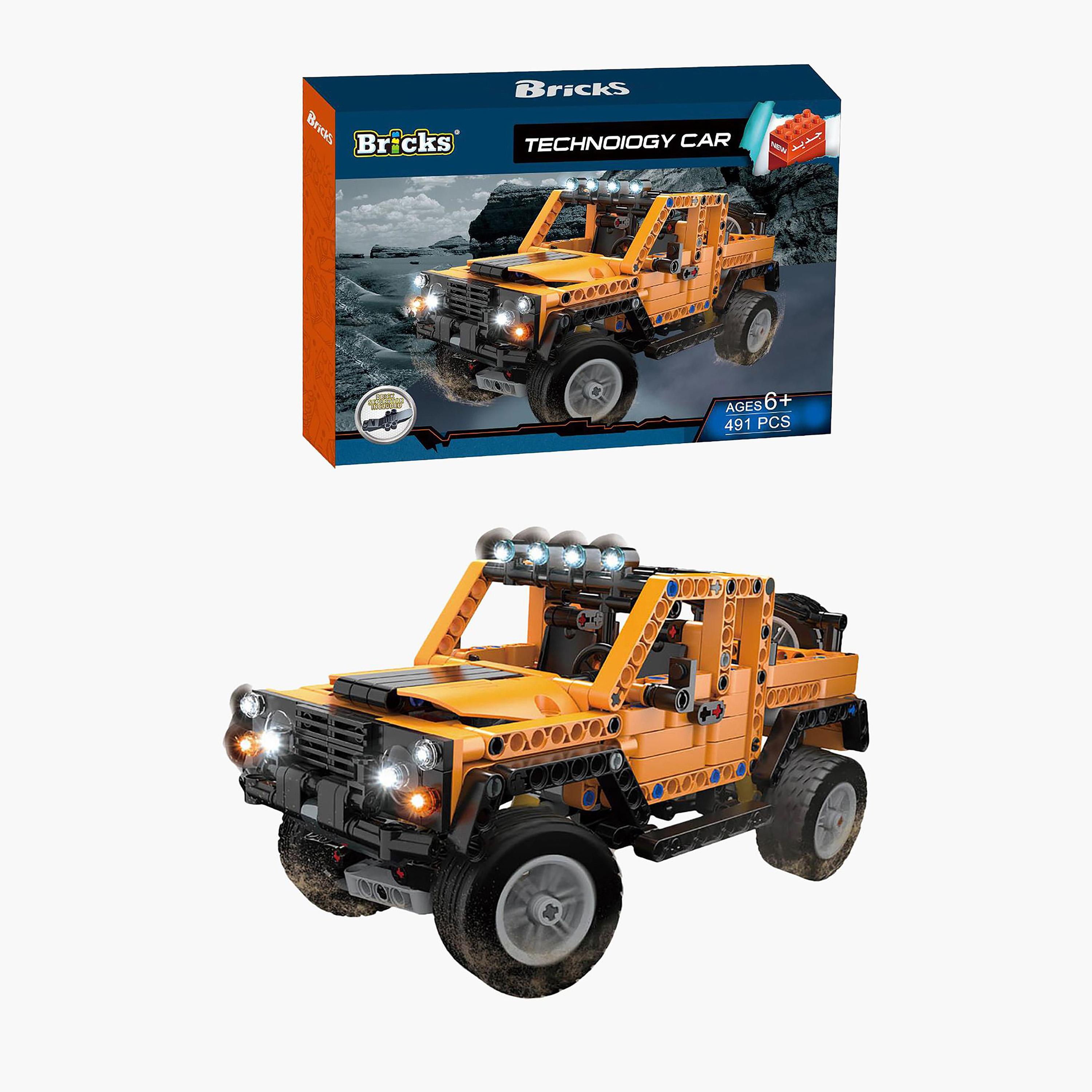 Bricks Land Rover Blocks Set - 491 Pieces-toys-buildingblocks-blocks-image-1