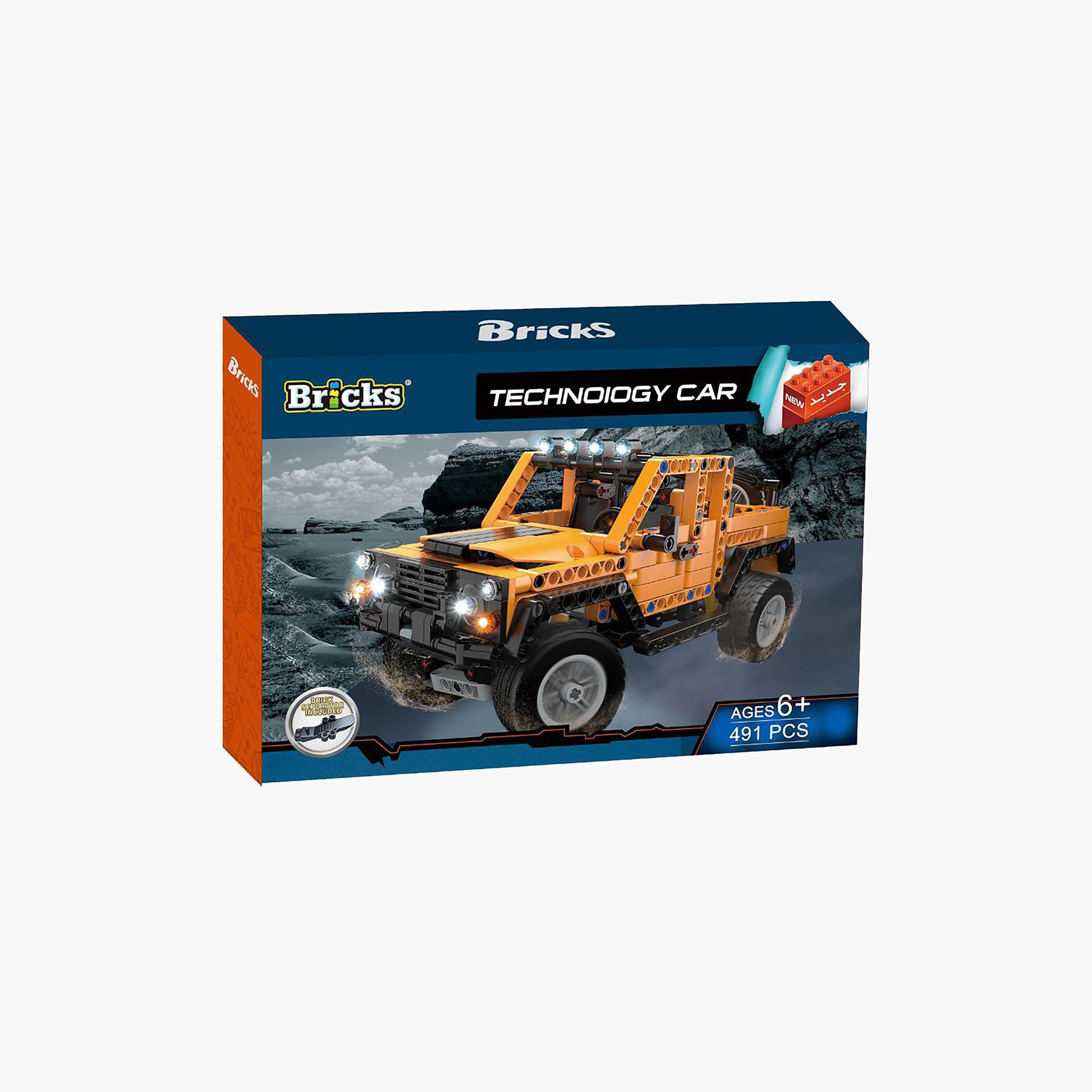 Bricks Land Rover Blocks Set - 491 Pieces-toys-buildingblocks-blocks-image-3