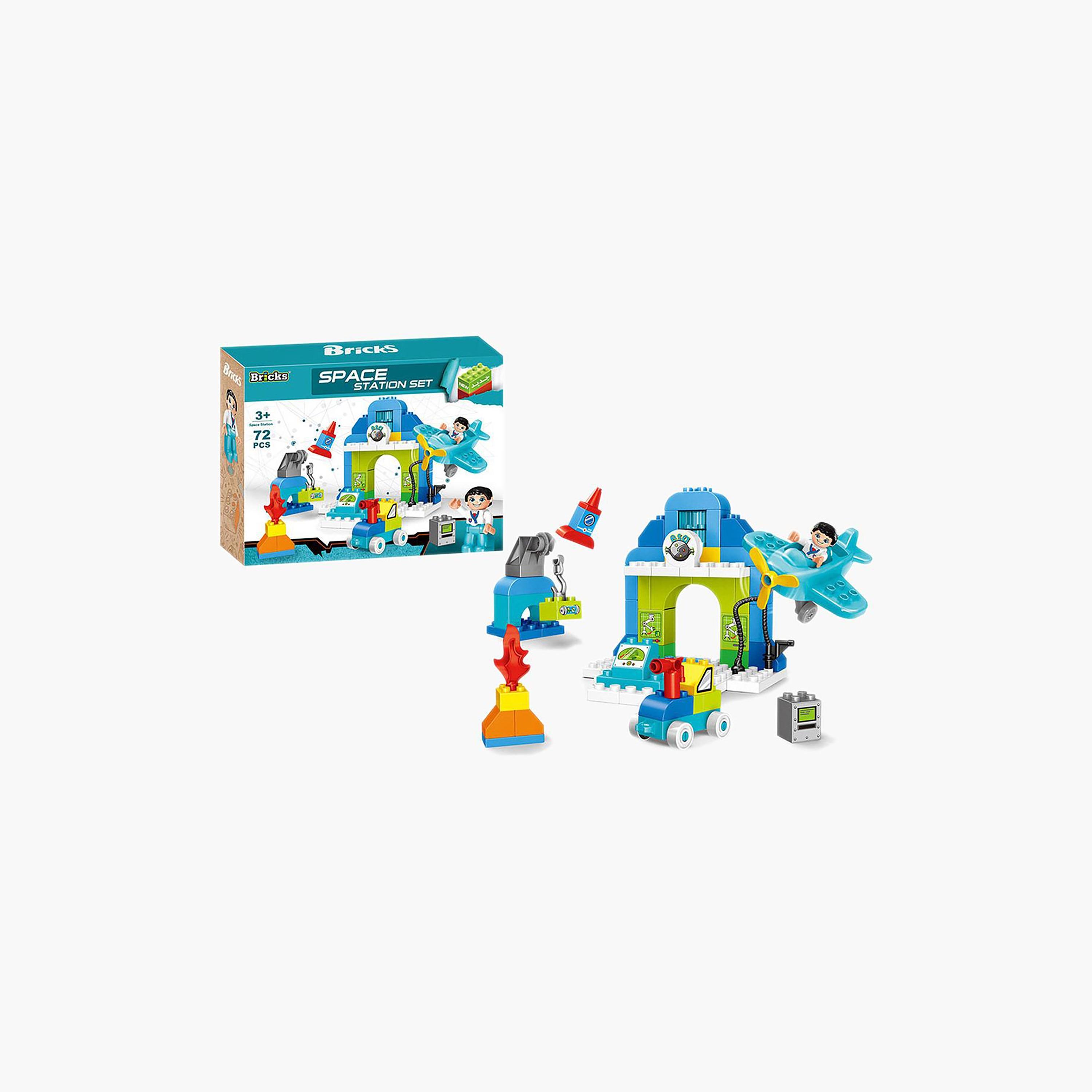 Bricks Space Station Blocks Set - 72 Pieces-toys-buildingblocks-blocks-image-3
