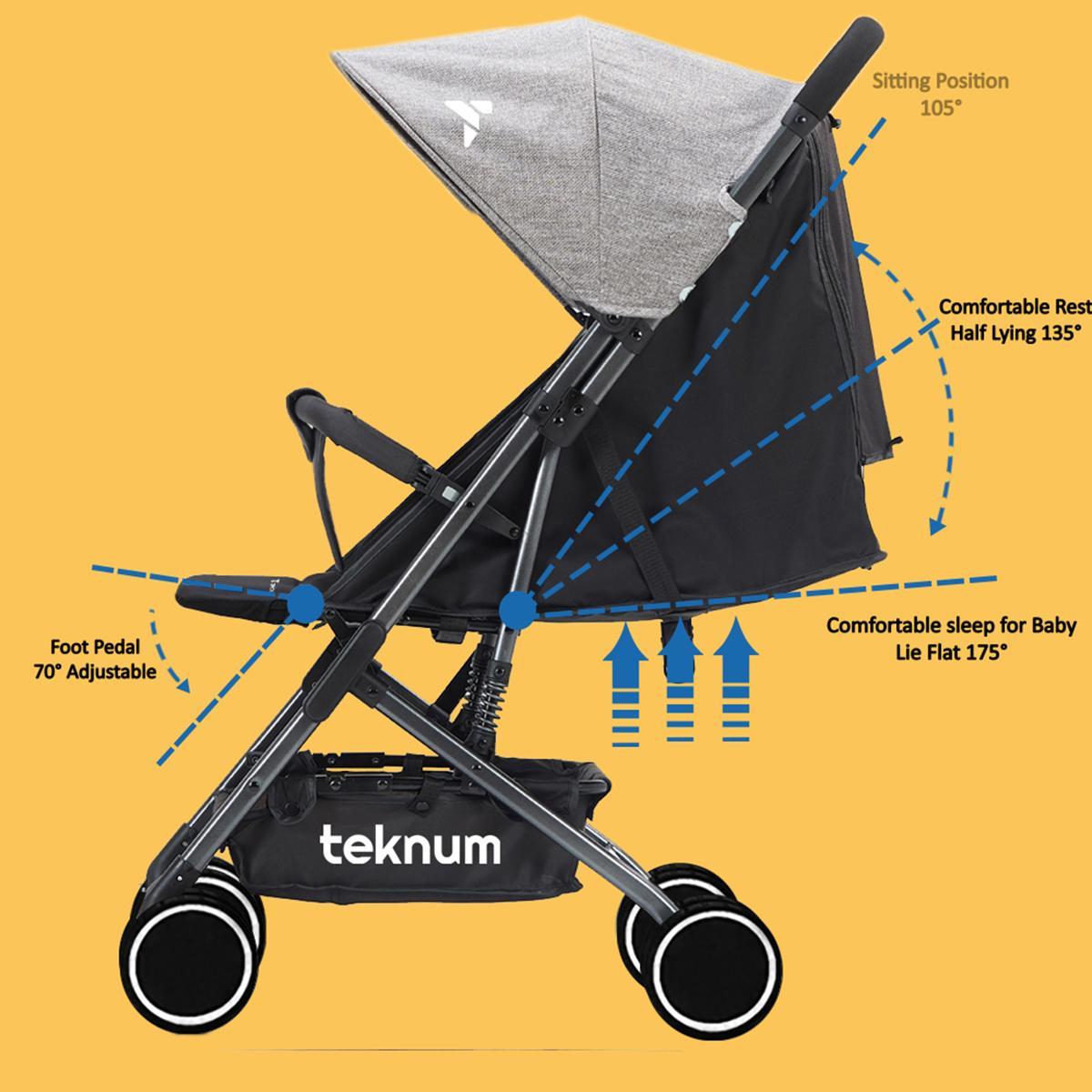 Teknum Yoga Lite Foldable Stroller-baby-gear-strollersandprams-strollers-image-11
