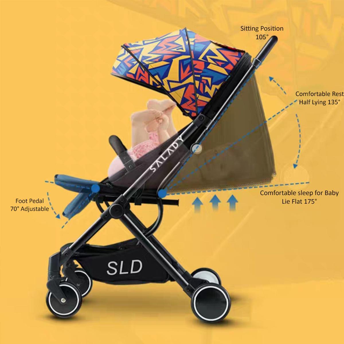 Teknum SLD Picasso Travel Lite Stroller with Carry Bag 
-baby-gear-strollersandprams-strollers-image-8