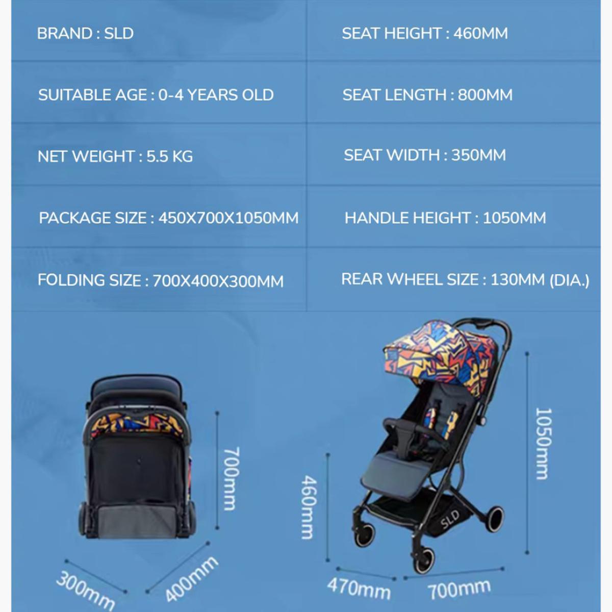 Teknum SLD Travel Lite Stroller with Carry Bag - Newton-baby-gear-strollersandprams-strollers-image-10