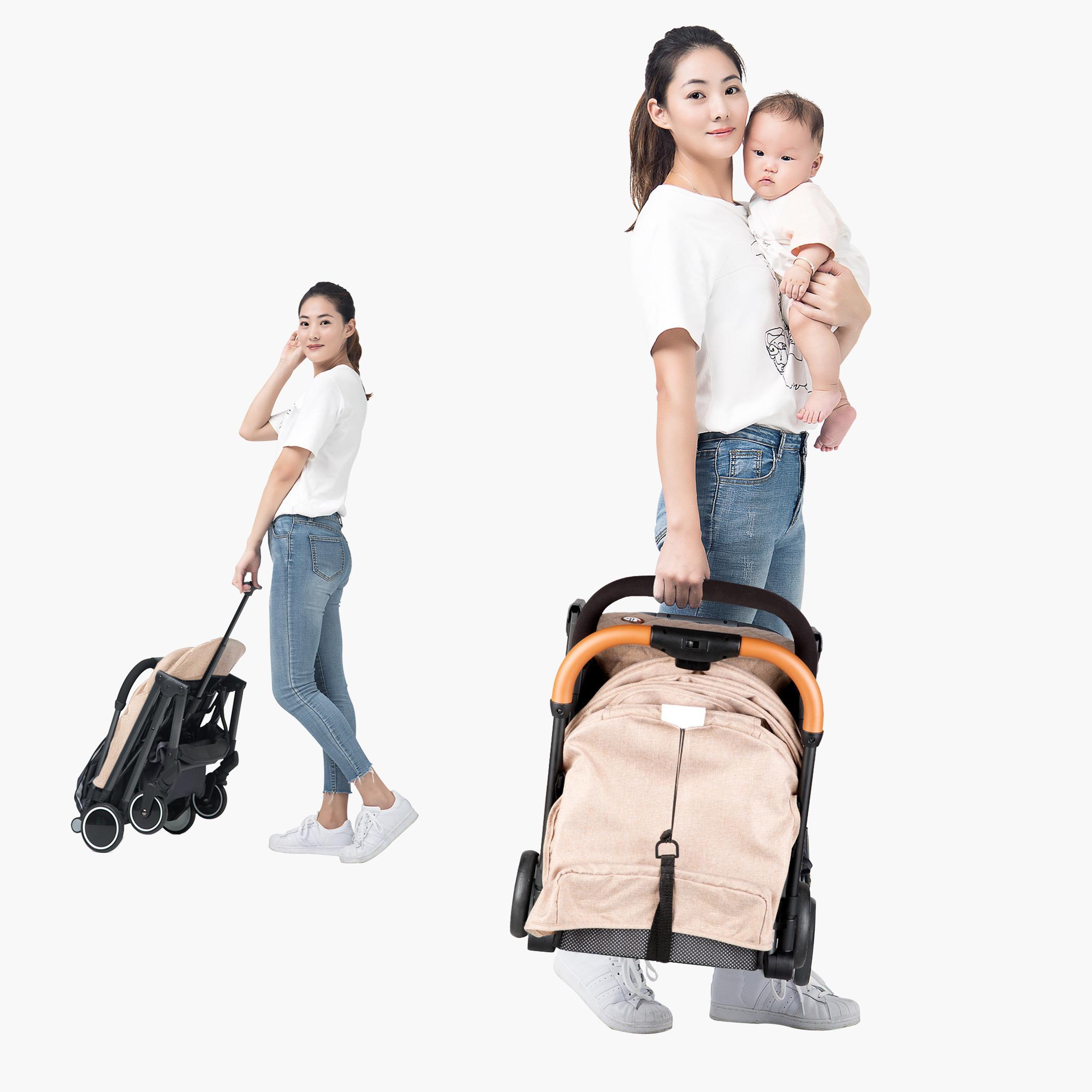 Teknum SLD Travel Lite Stroller with Carry Bag - Khaki-baby-gear-strollersandprams-strollers-image-16
