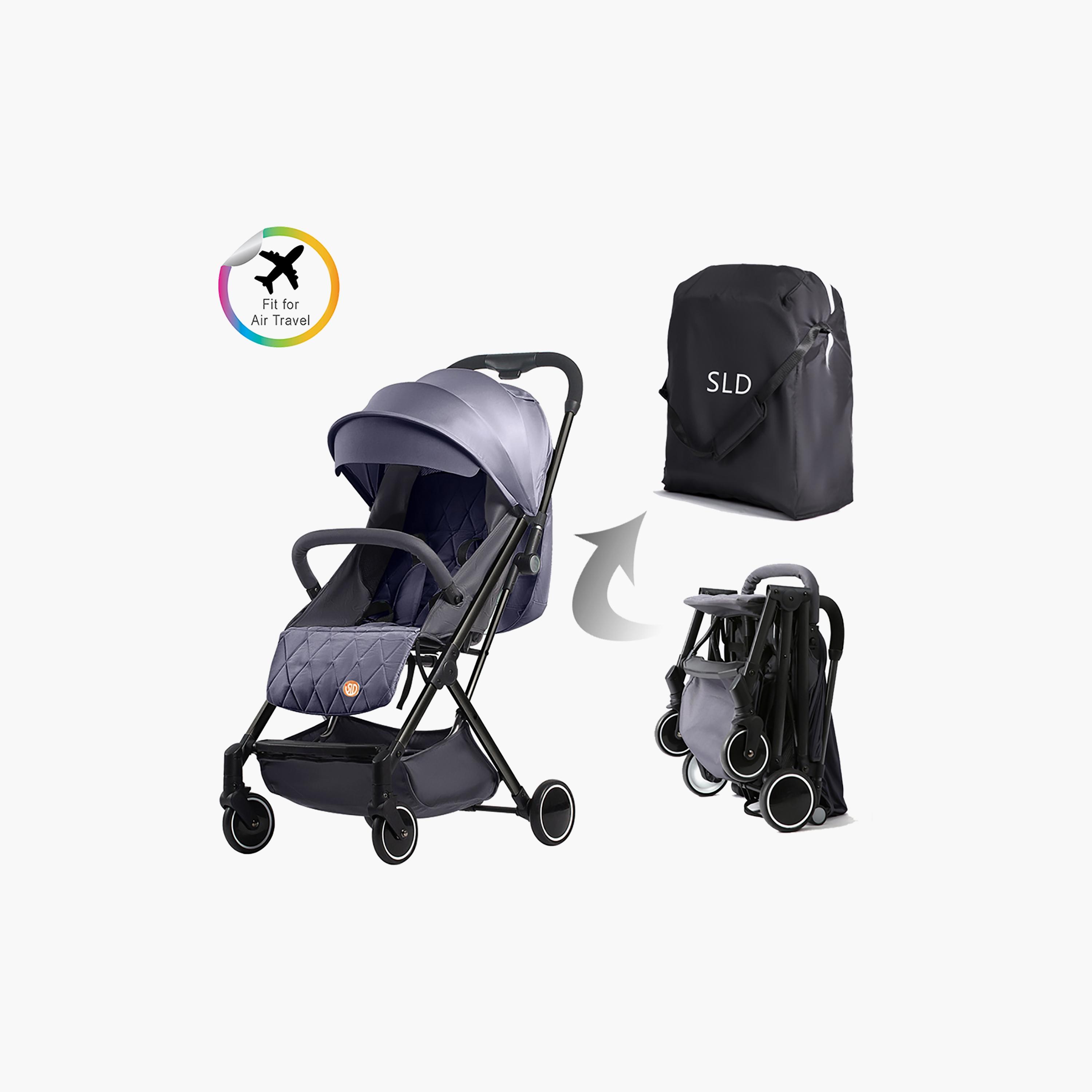 Teknum SLD Travel Lite Stroller with Carry Bag - Black-baby-gear-strollersandprams-strollers-image-2