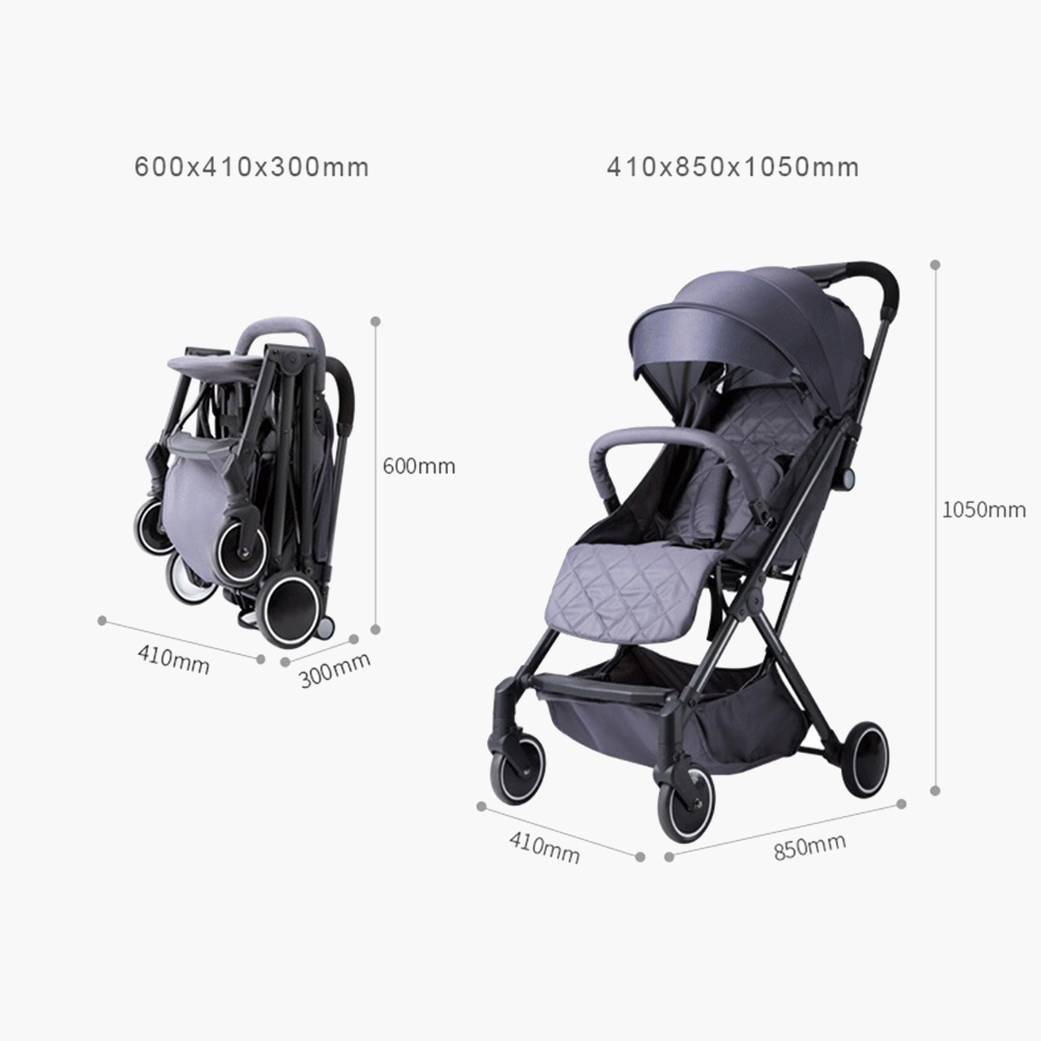 Teknum SLD Travel Lite Stroller with Carry Bag - Black-baby-gear-strollersandprams-strollers-image-19