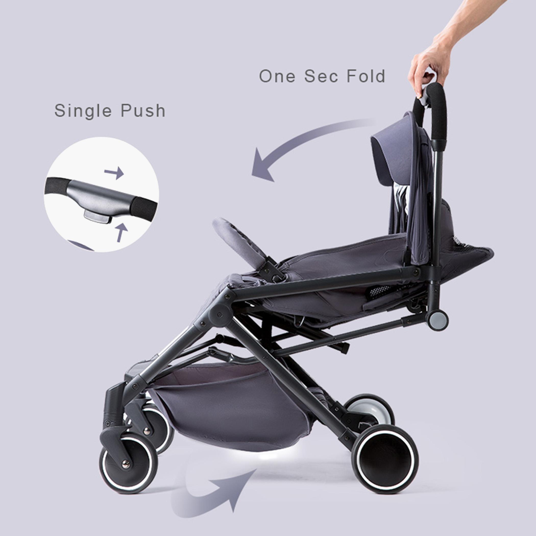Teknum SLD Travel Lite Stroller with Carry Bag - Black-baby-gear-strollersandprams-strollers-image-25