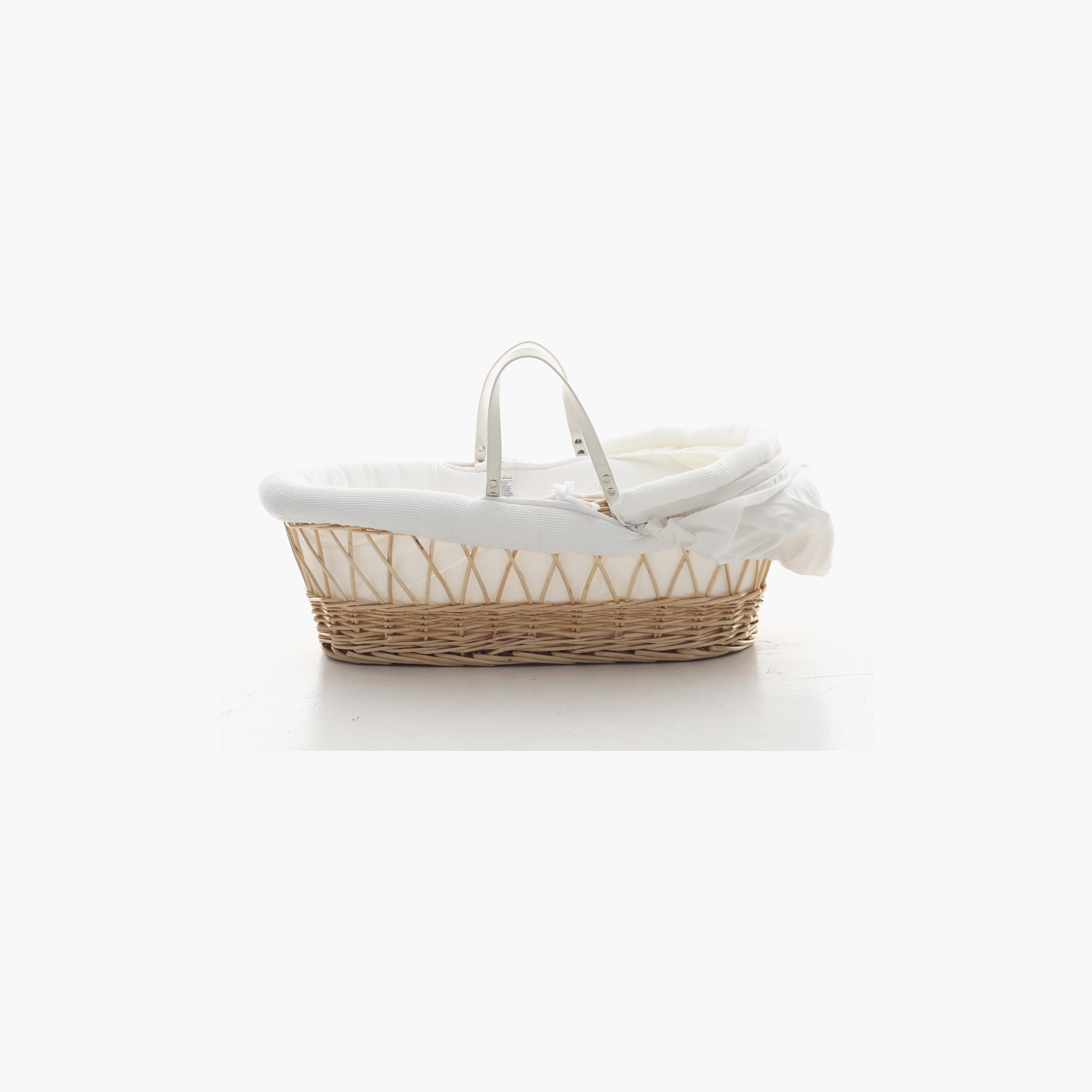 Teknum Infant Wicker Pod Moses Basket-baby-nursery-furniture-mosesbaskets-image-4
