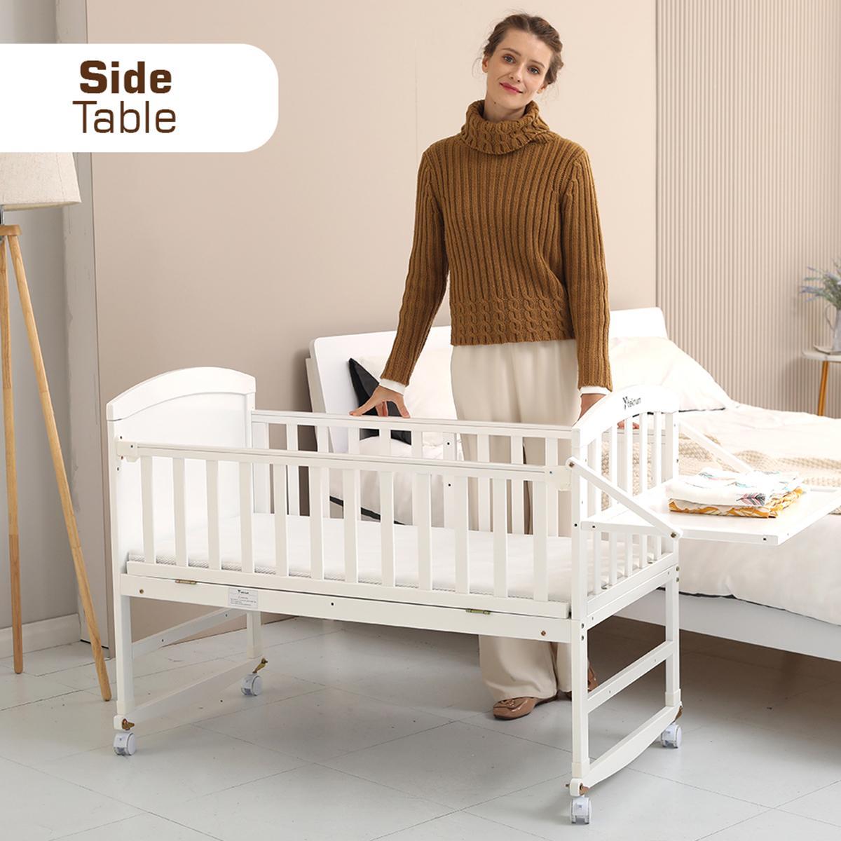 Teknum 7-in-1 Convertible Bed with Mattress and Mosquito Net - 0-12 years-baby-nursery-furniture-cribsandbeds-babycribs-image-8