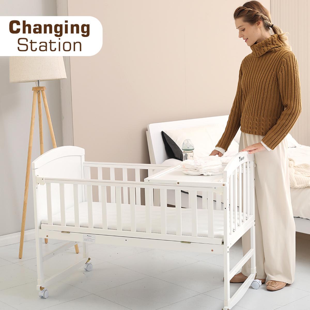 Teknum 7-in-1 Convertible Bed with Mattress and Mosquito Net - 0-12 years-baby-nursery-furniture-cribsandbeds-babycribs-image-9