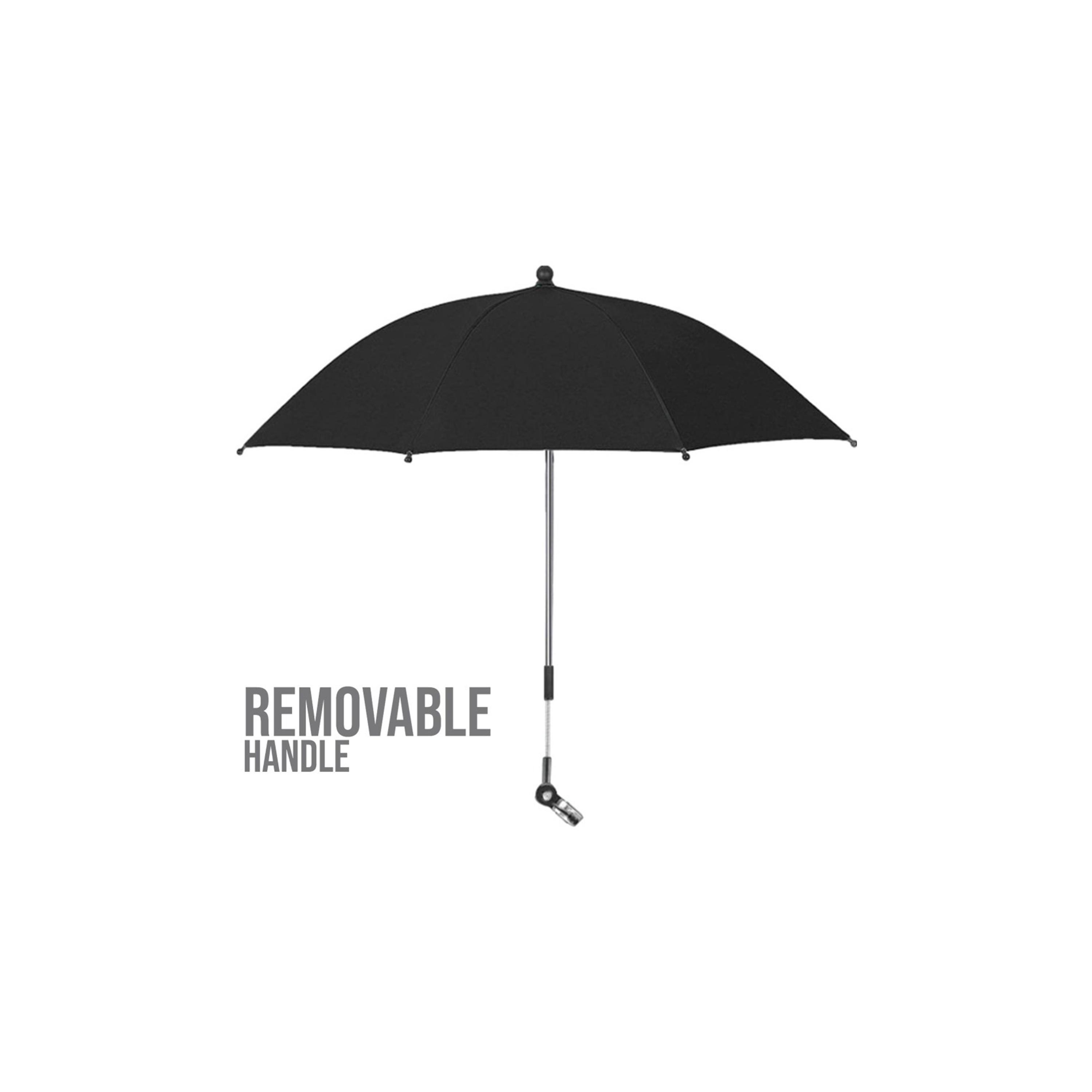 Teknum 360-Degree Rotatable Universal Stroller Umbrella with Holder Clip Clamp-baby-gear-strollersandprams-accessories-image-2