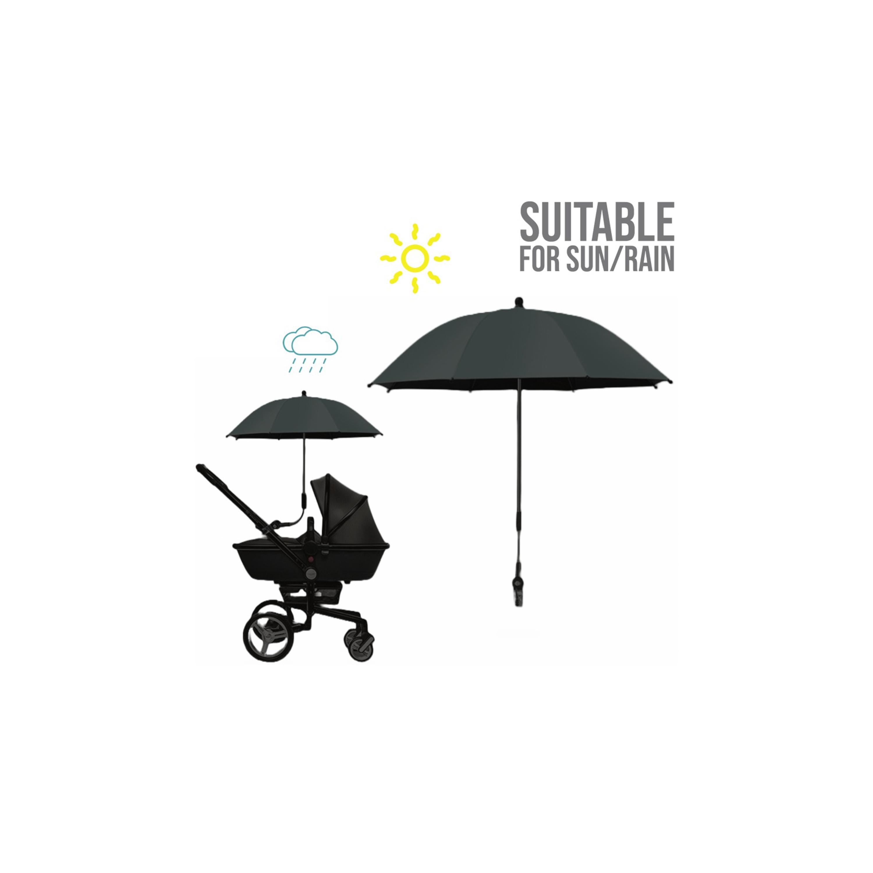 Teknum 360-Degree Rotatable Universal Stroller Umbrella with Holder Clip Clamp-baby-gear-strollersandprams-accessories-image-4