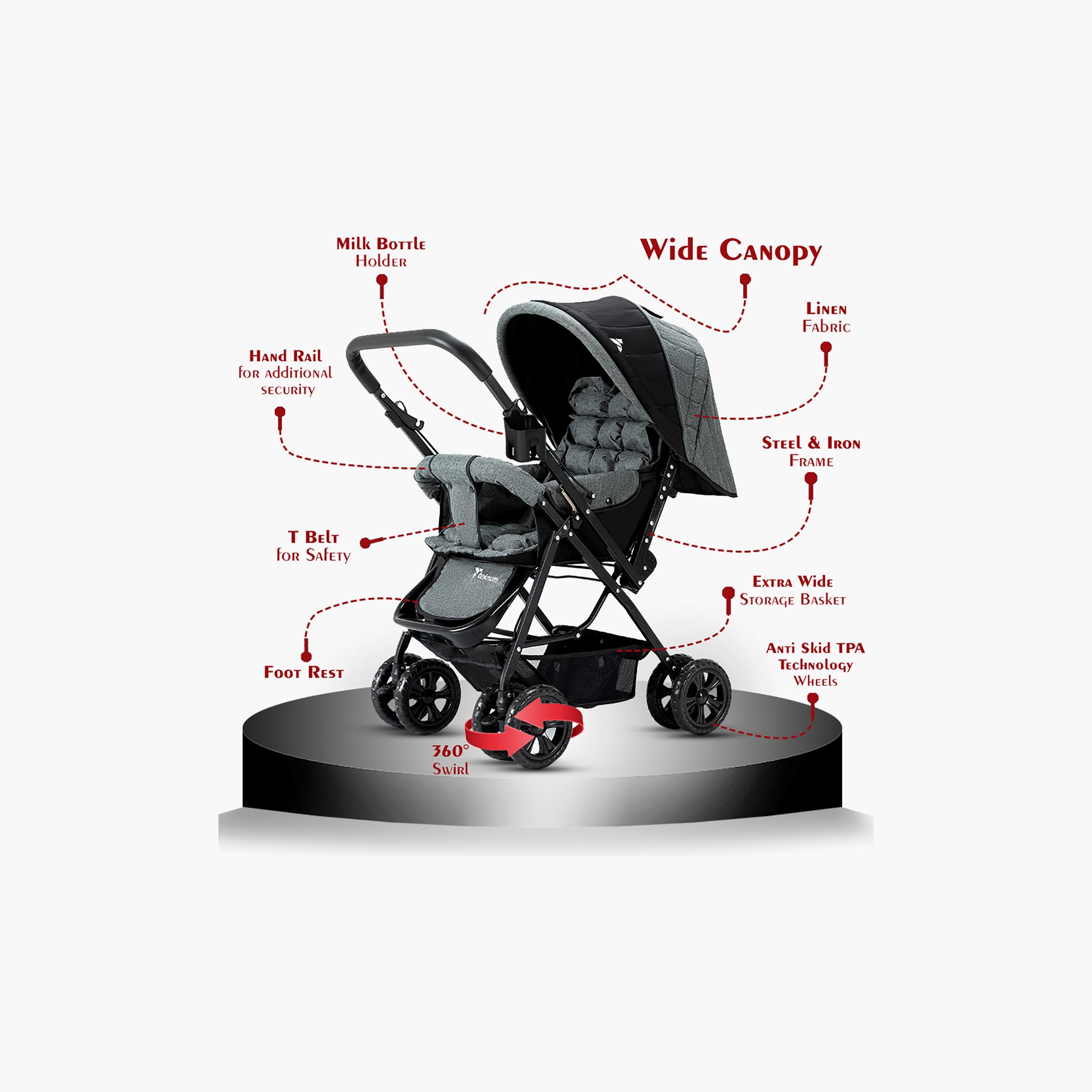 عربة أطفال قابلة للعكس لوك آت مي من تيكنوم-baby-gear-strollersandprams-strollers-image-4