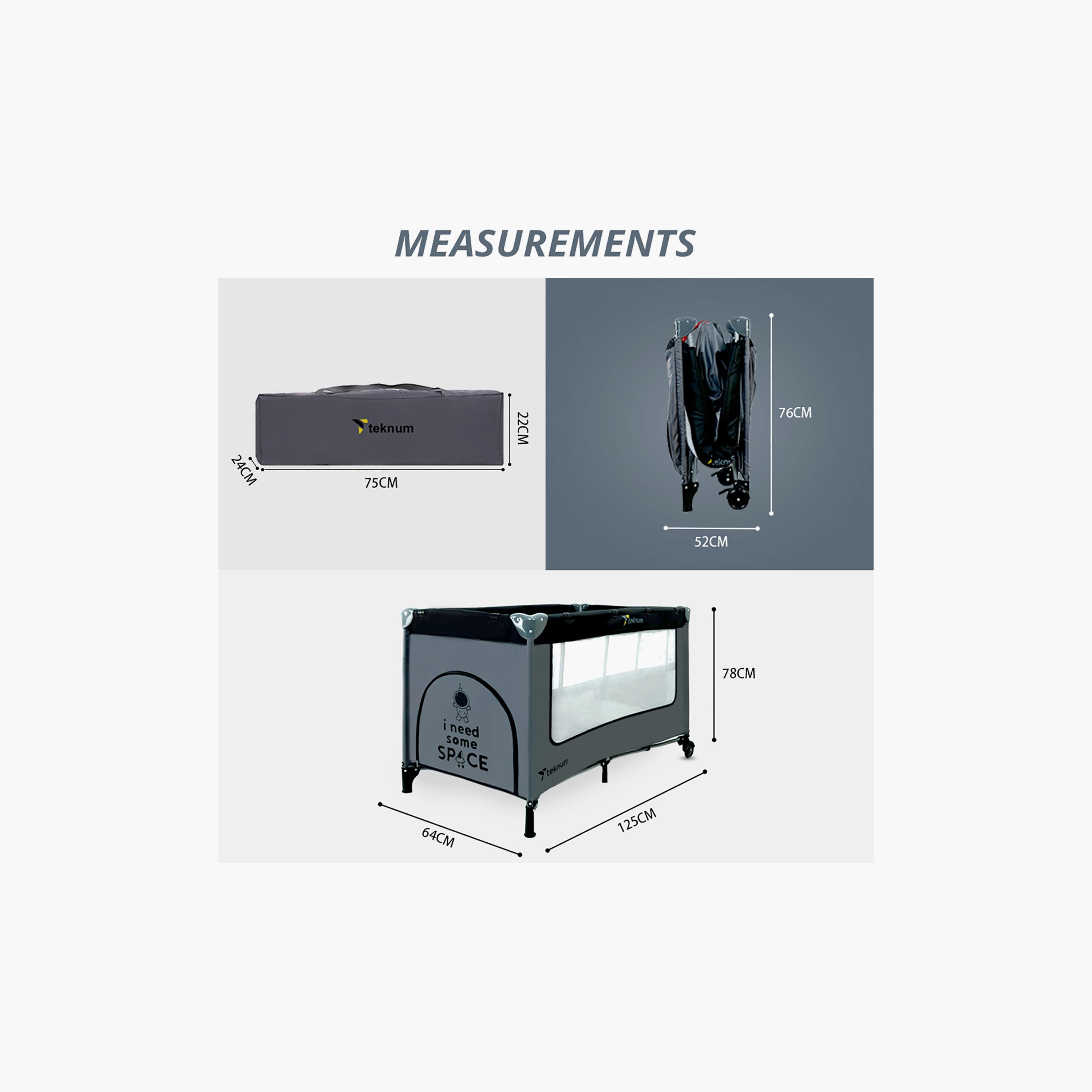 Teknum Astronaut Playard and Cot-baby-gear-travelcots-image-3