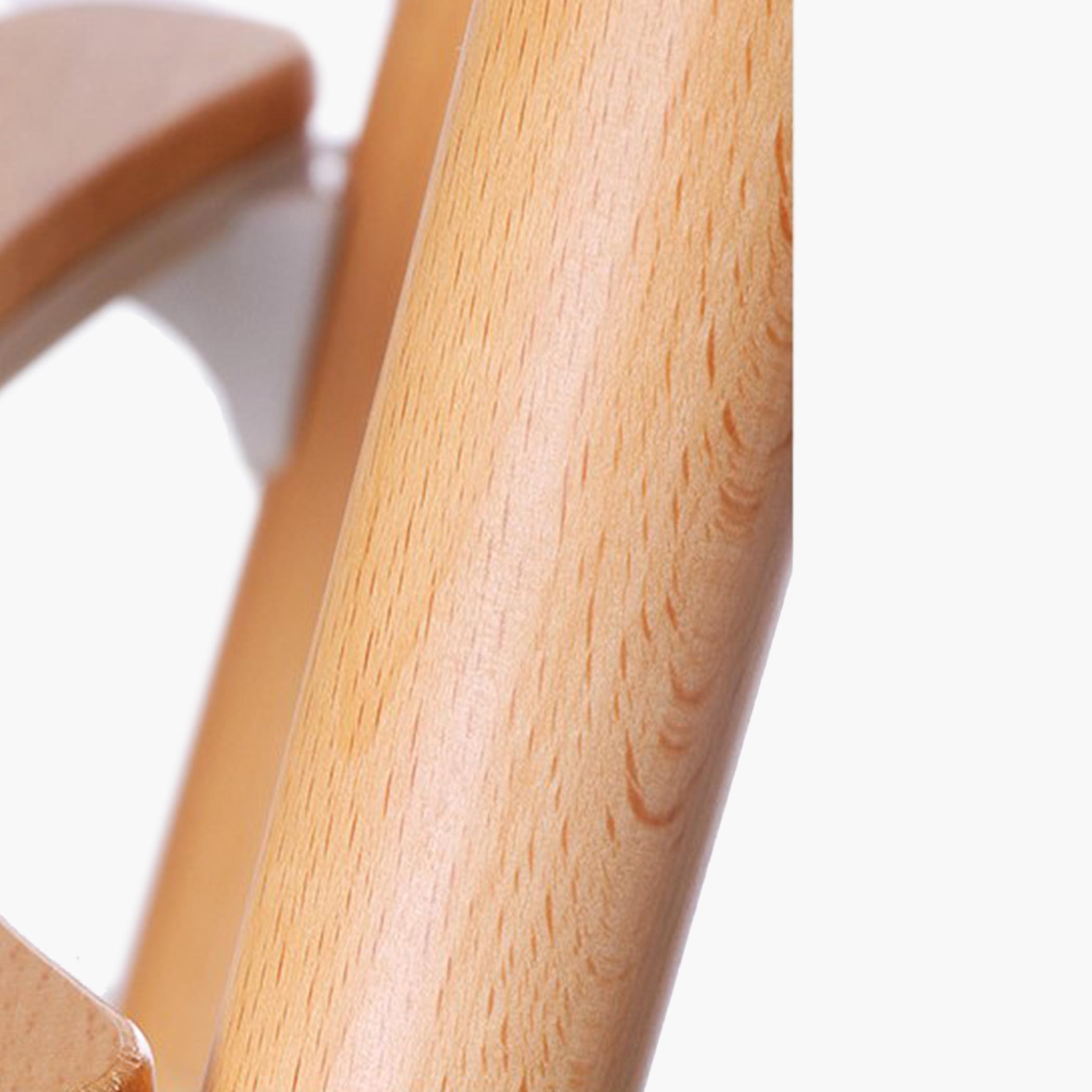 Teknum Premium Dual Height Wooden High Chair - Peach-baby-feeding-highchairsandboosters-image-9