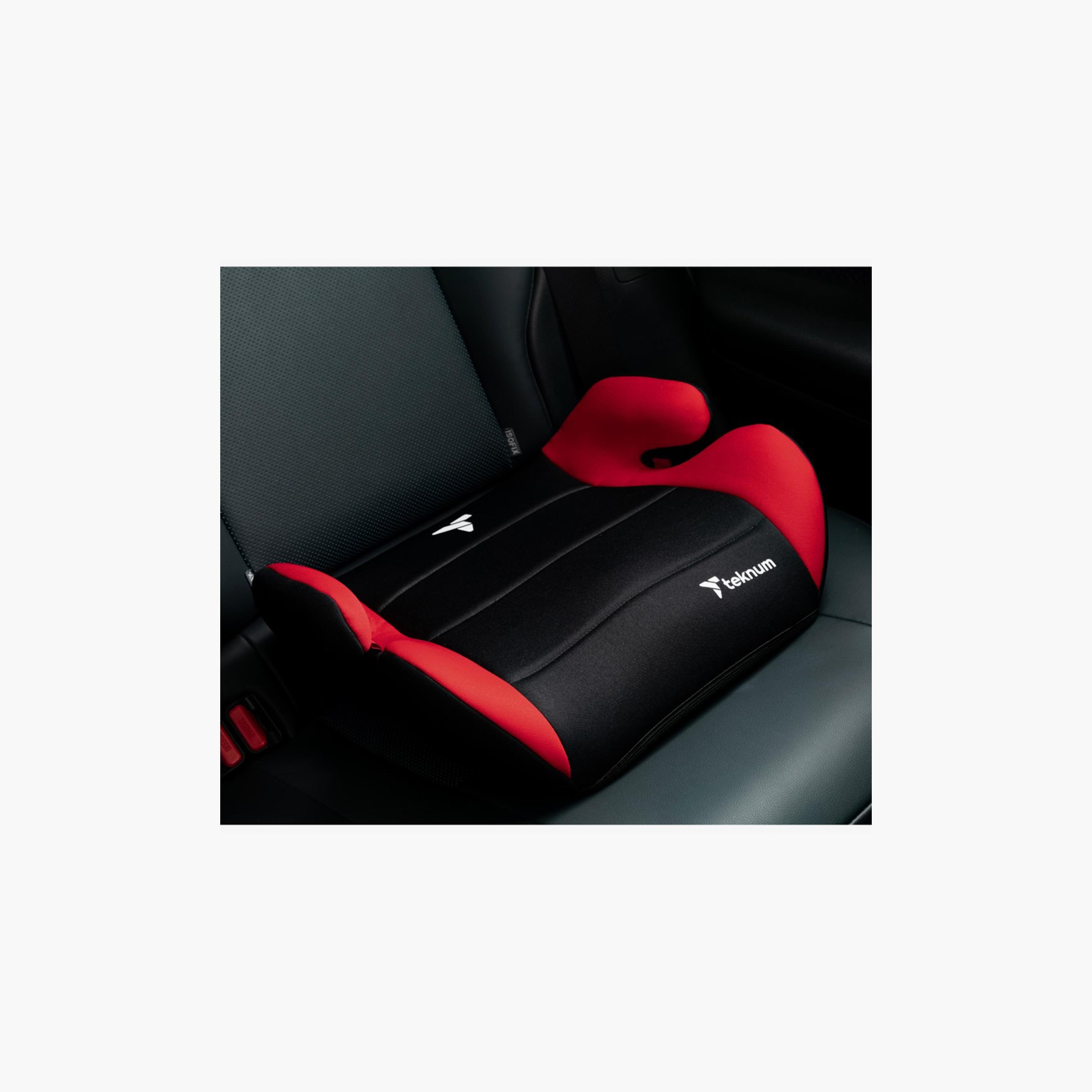 Teknum Car Seat Booster - Pluto Red-baby-gear-carseats-image-4