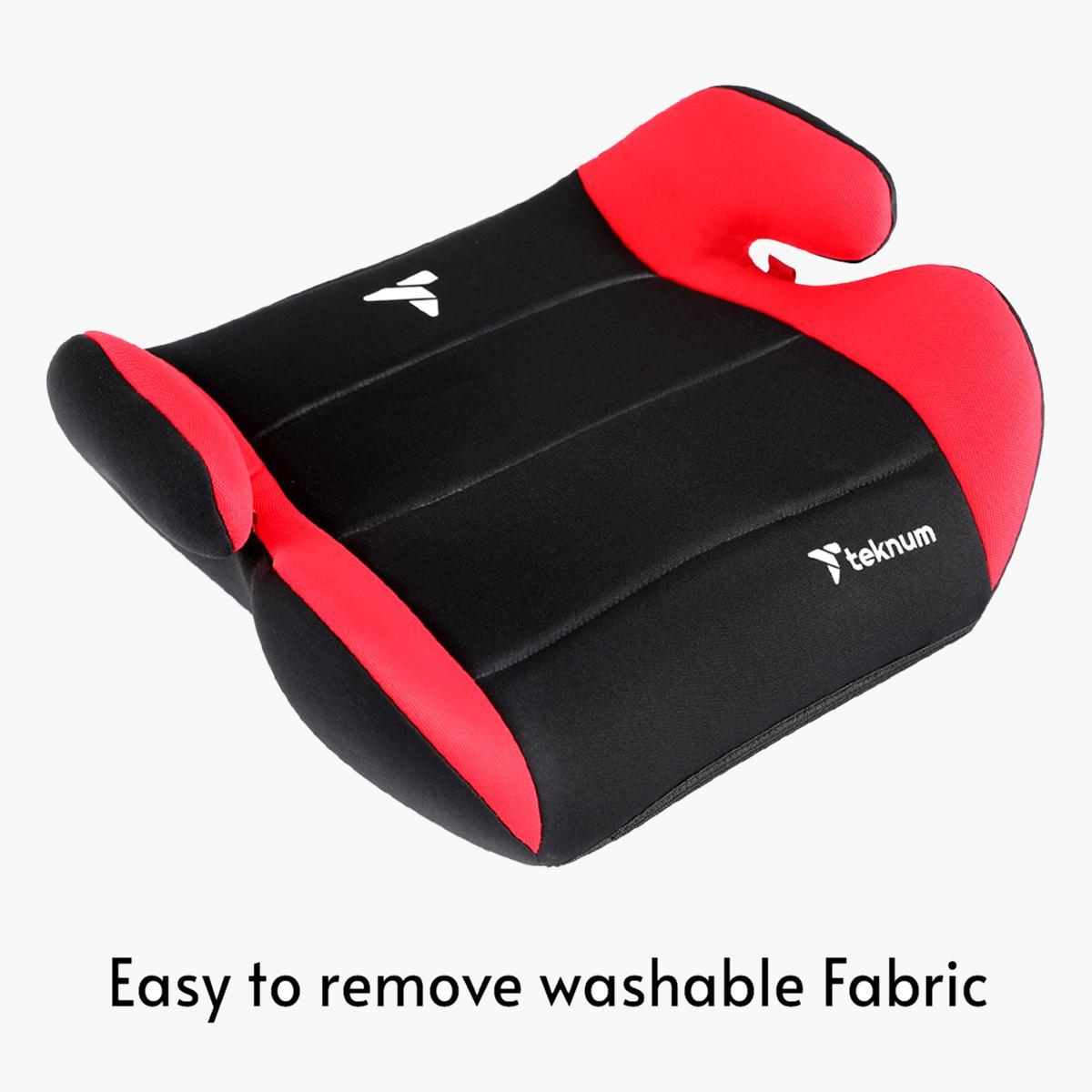 Teknum Car Seat Booster - Pluto Red-baby-gear-carseats-image-7