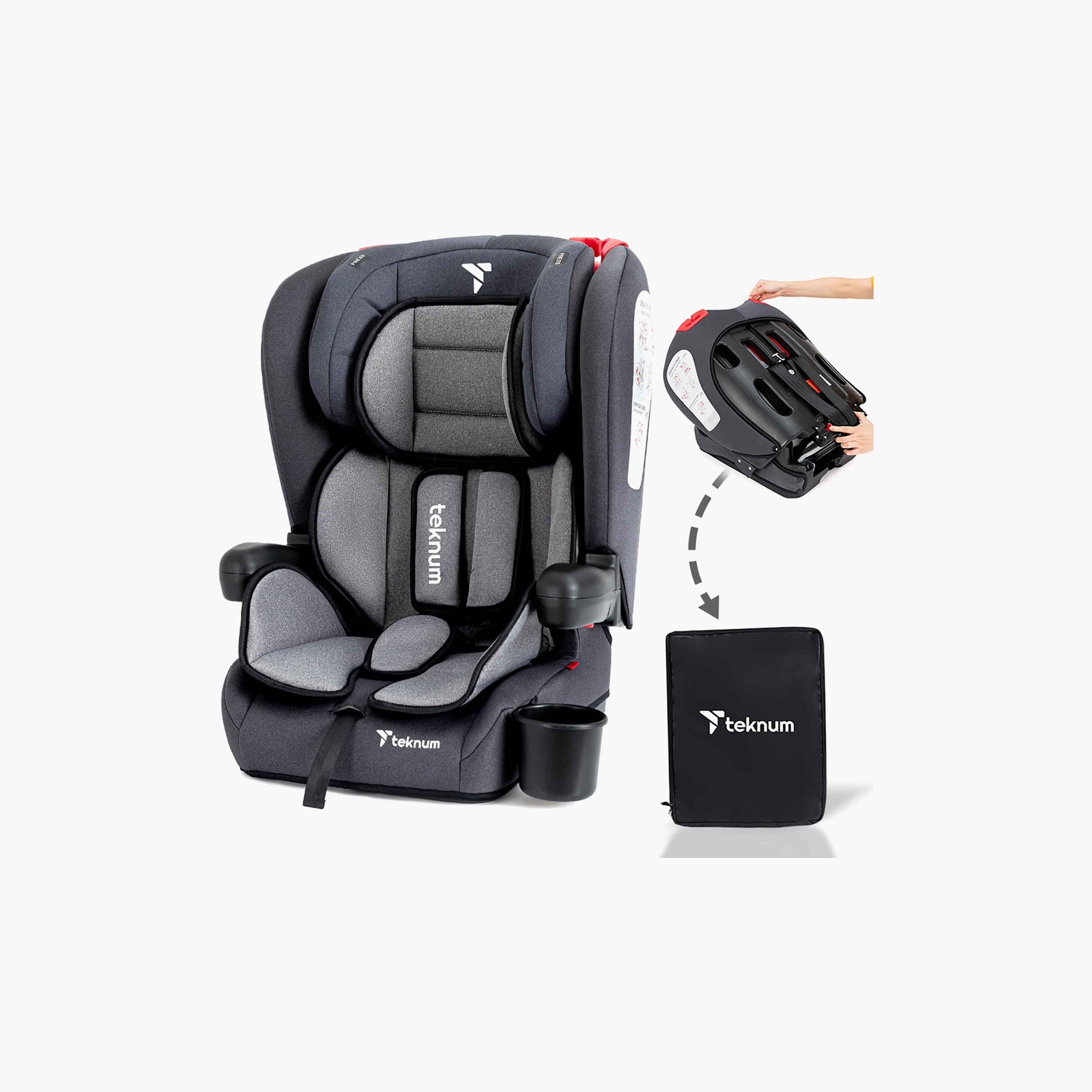 Folding car store seat for travel