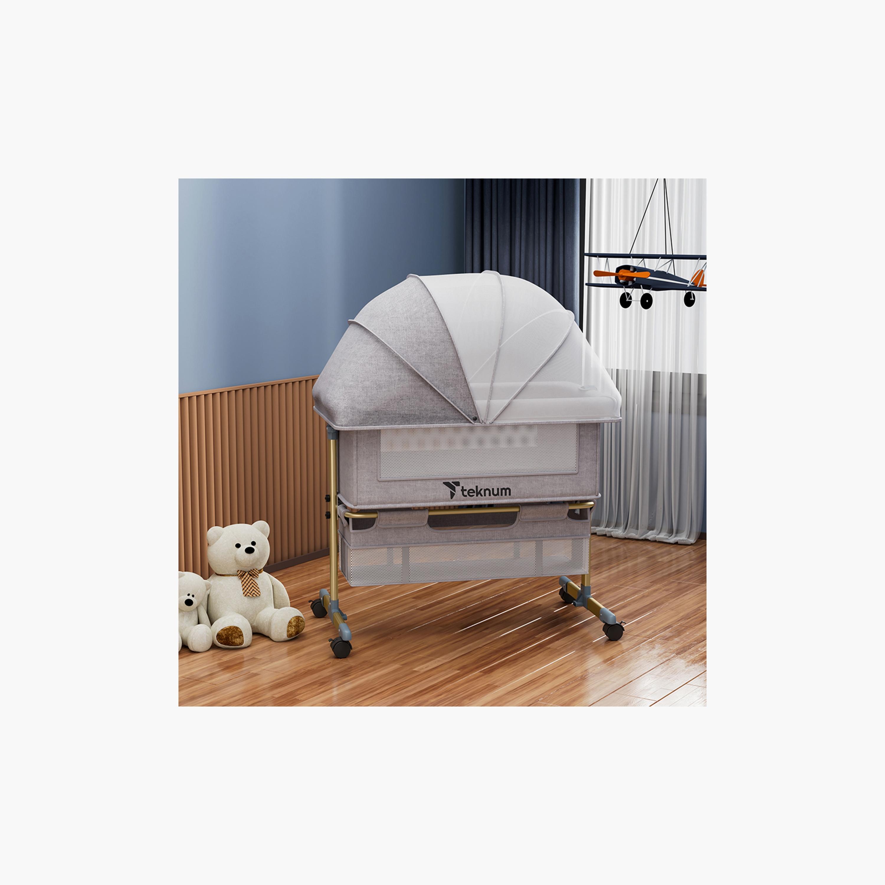 Teknum Sunshine Bedside Crib-baby-nursery-furniture-cribsandbeds-bassinets-image-3