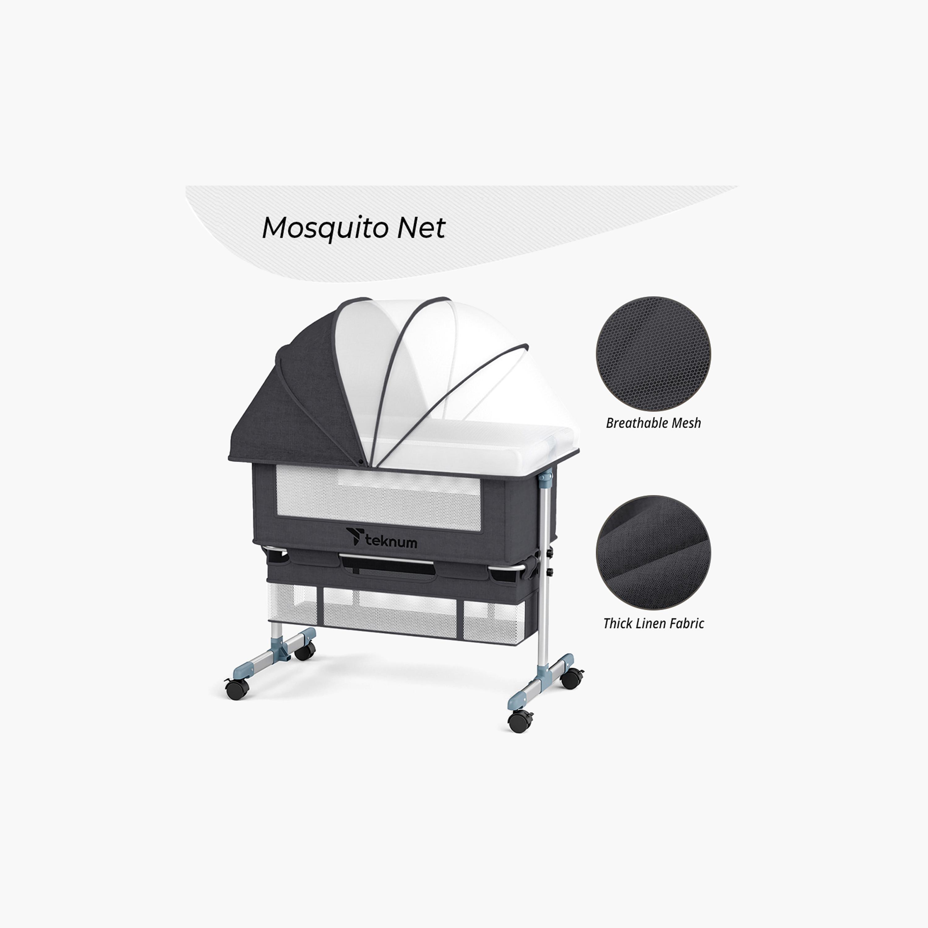 Teknum Moonlight Bedside Crib-baby-nursery-furniture-cribsandbeds-bassinets-image-2