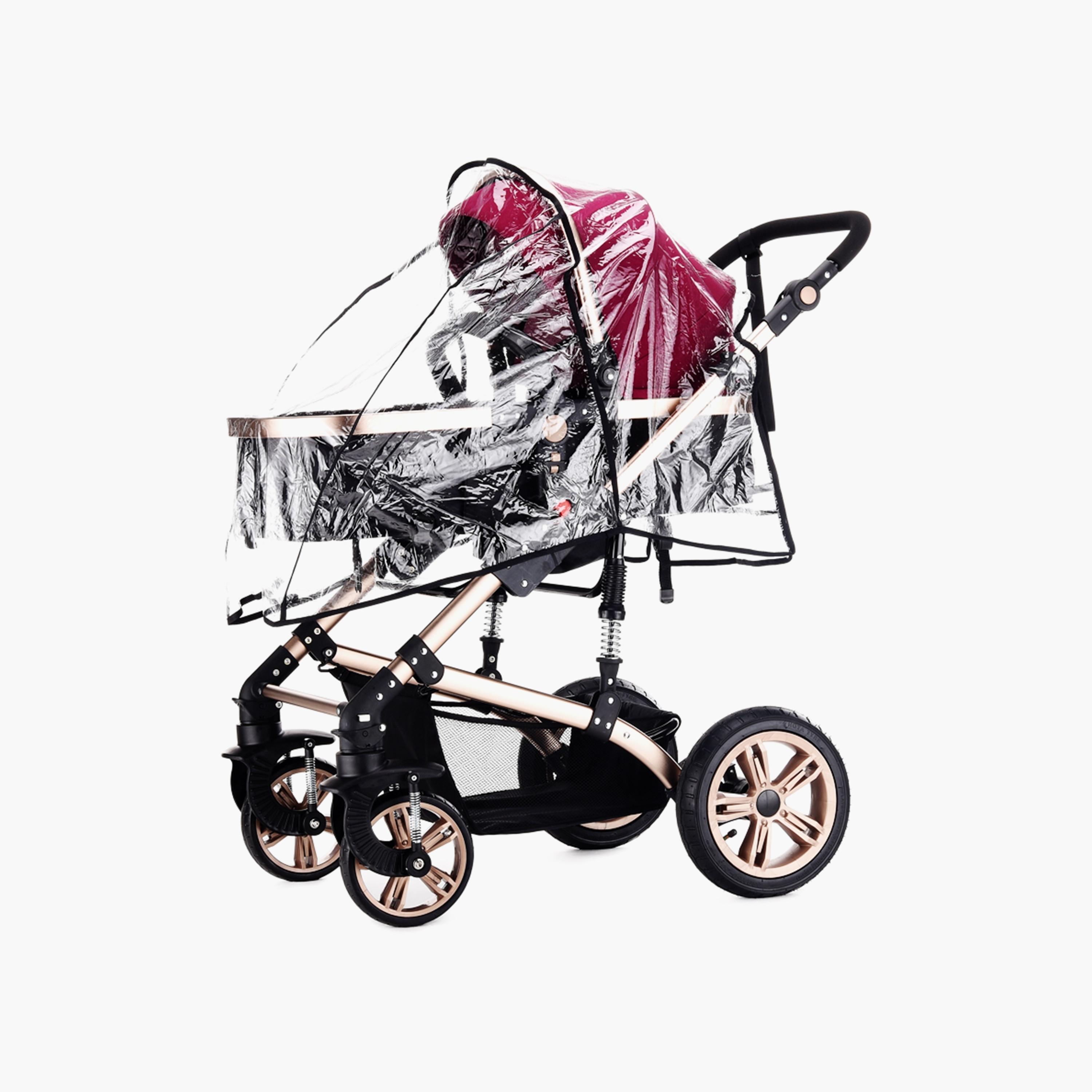عربة أطفال برام 3 في 1 مع مظلة من تيكنوم-baby-gear-strollersandprams-strollers-image-3