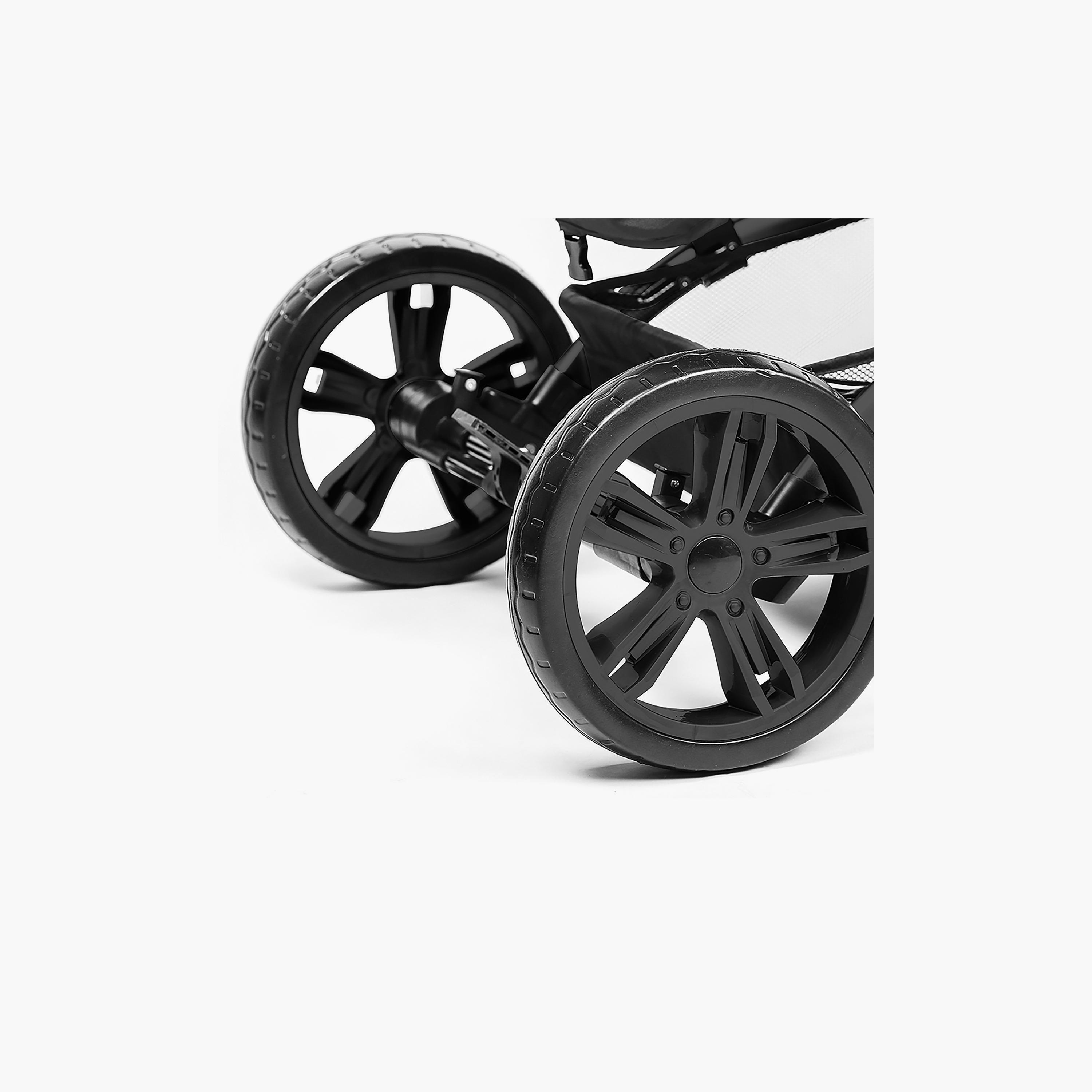 Teknum 3-in-1 Pram Stroller with Canopy - Space Grey-baby-gear-strollersandprams-strollers-image-6